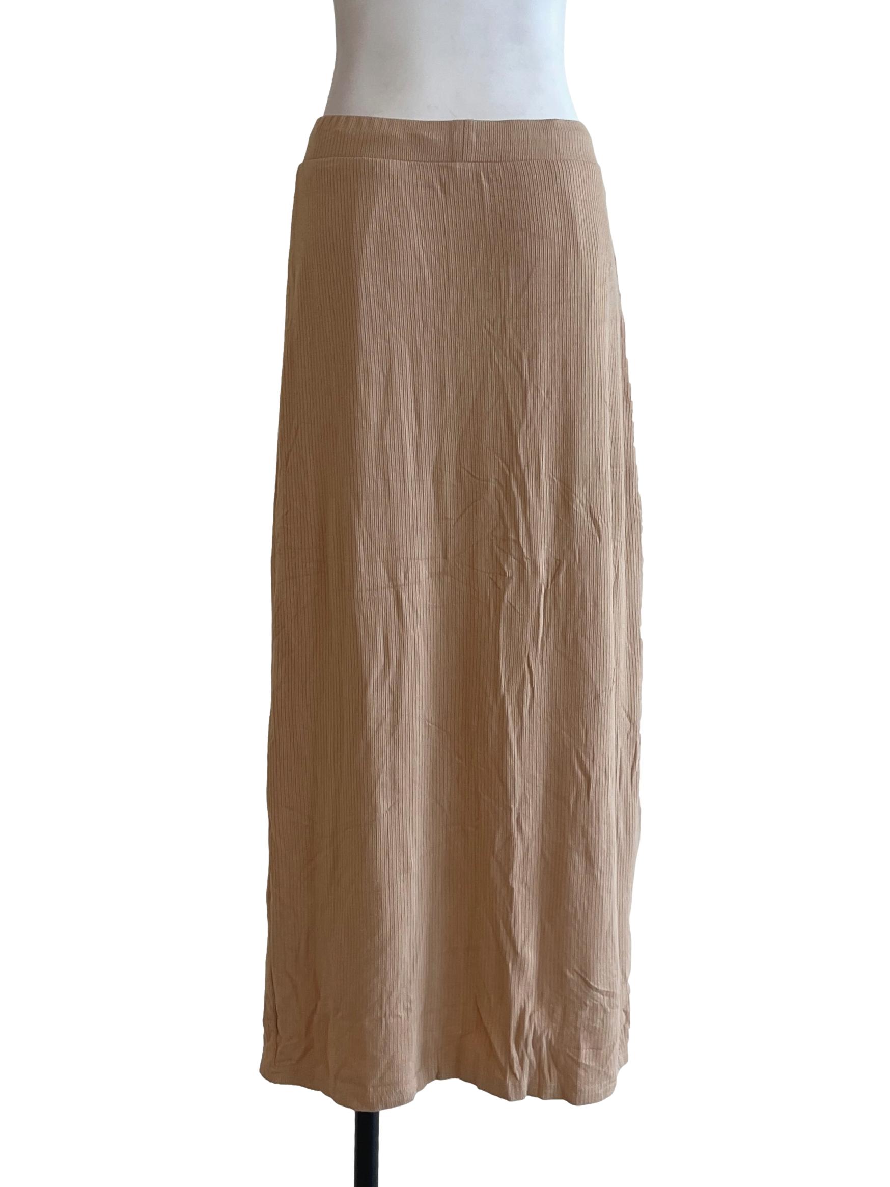 Tortilla Brown A-Line Skirt