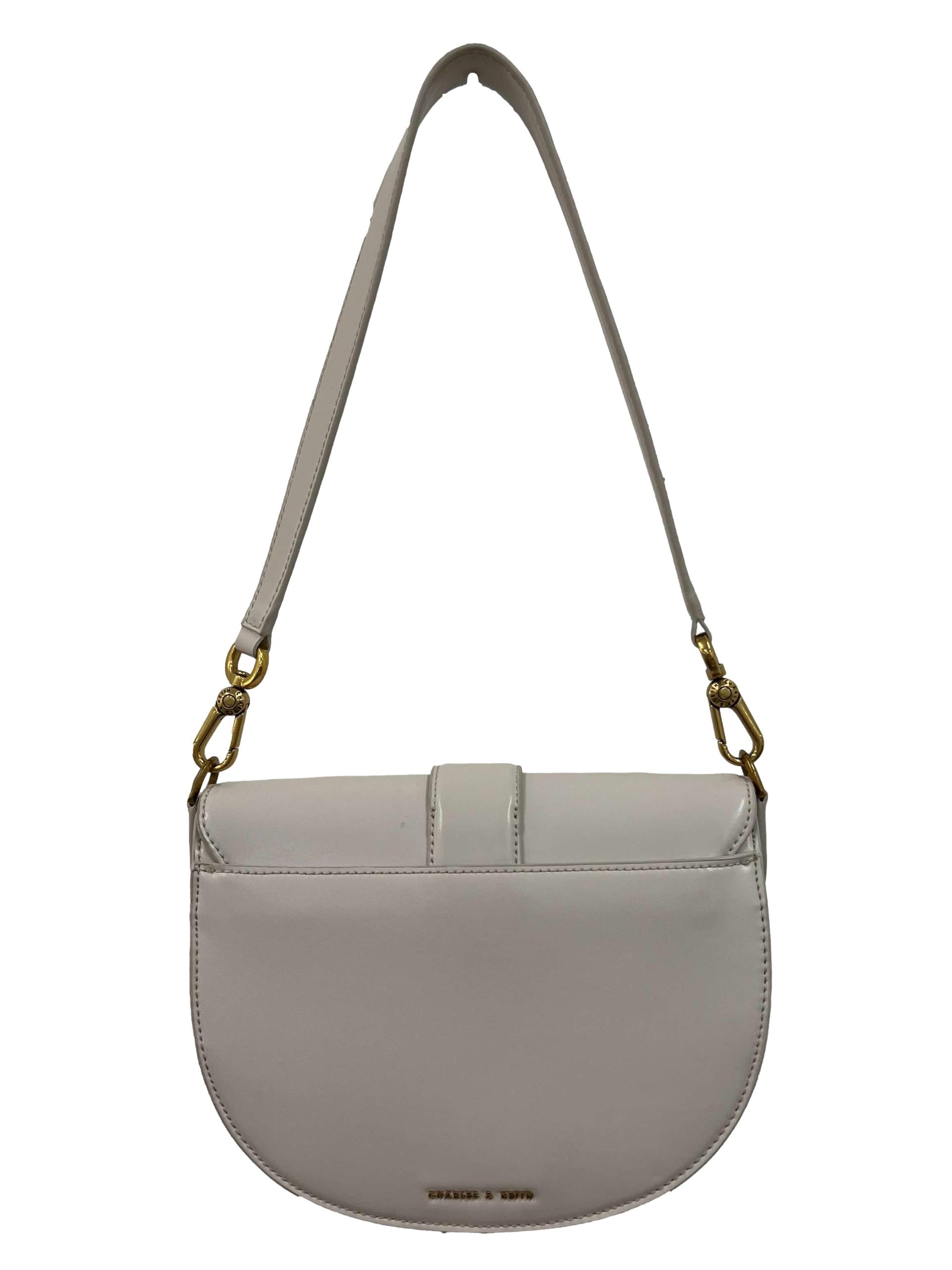 Cream Saddle Bag