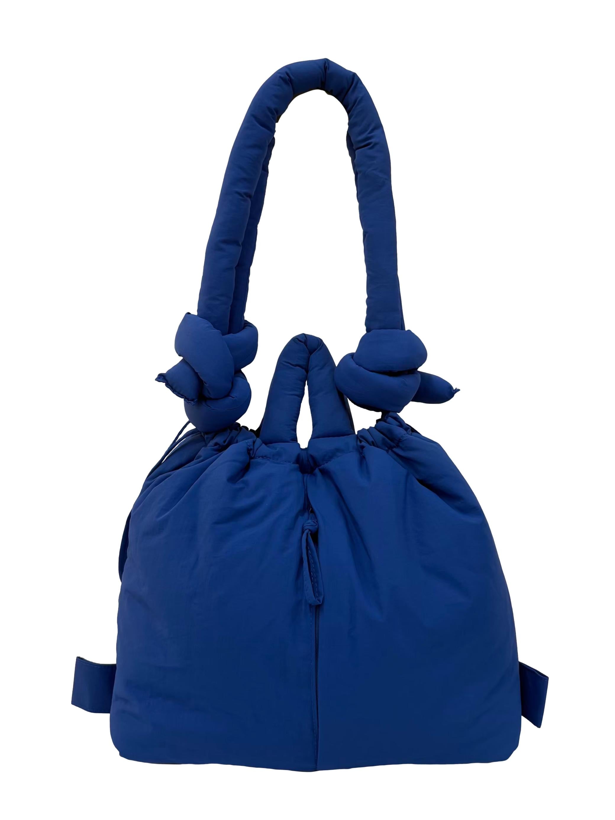 Blue Puffer Ona Soft Tote Bag