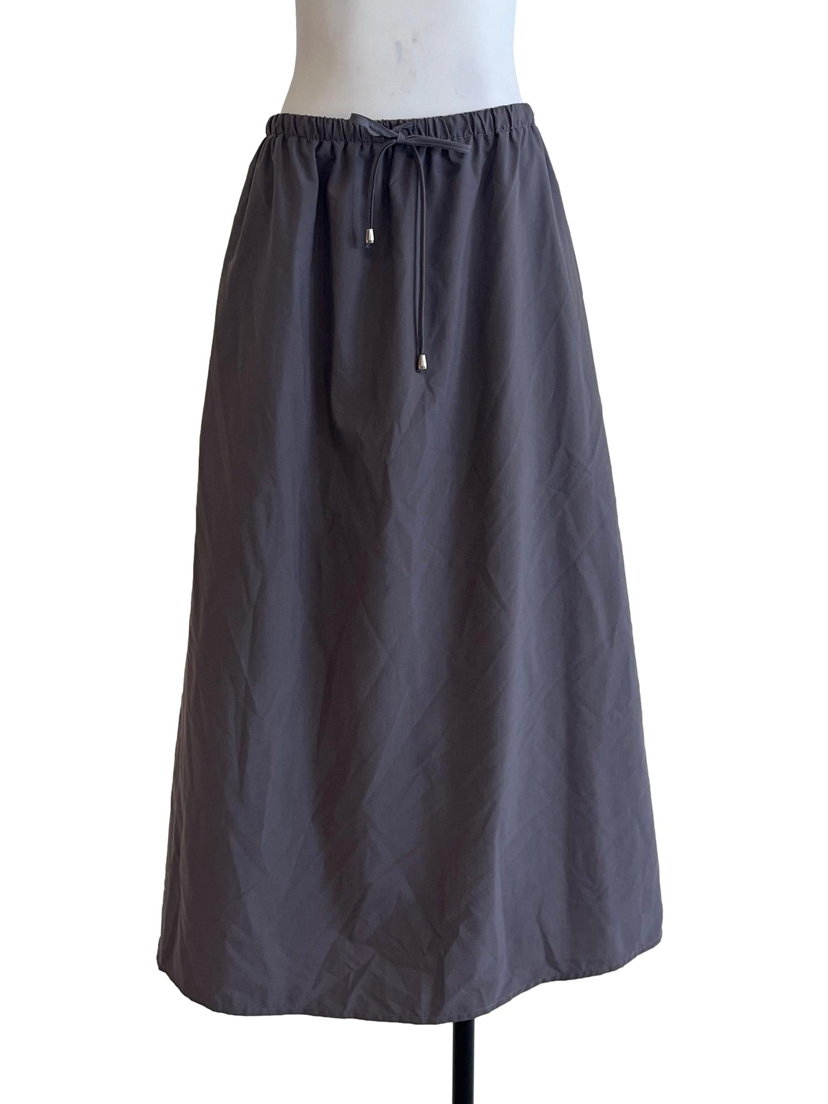 Dove Grey A-Line Skirt