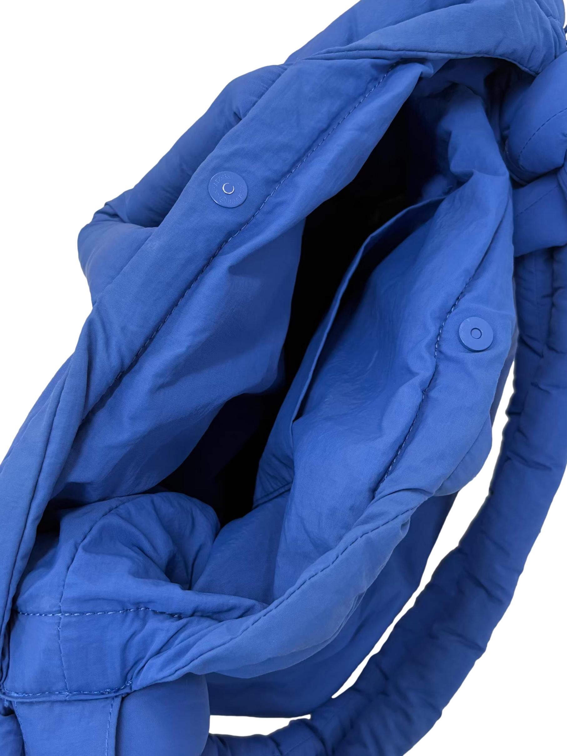 Blue Puffer Ona Soft Tote Bag