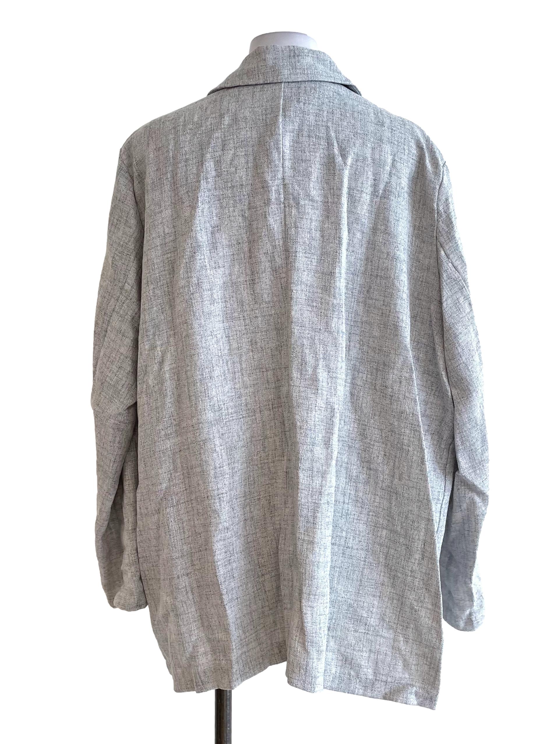 Light Grey Tweed Blazer