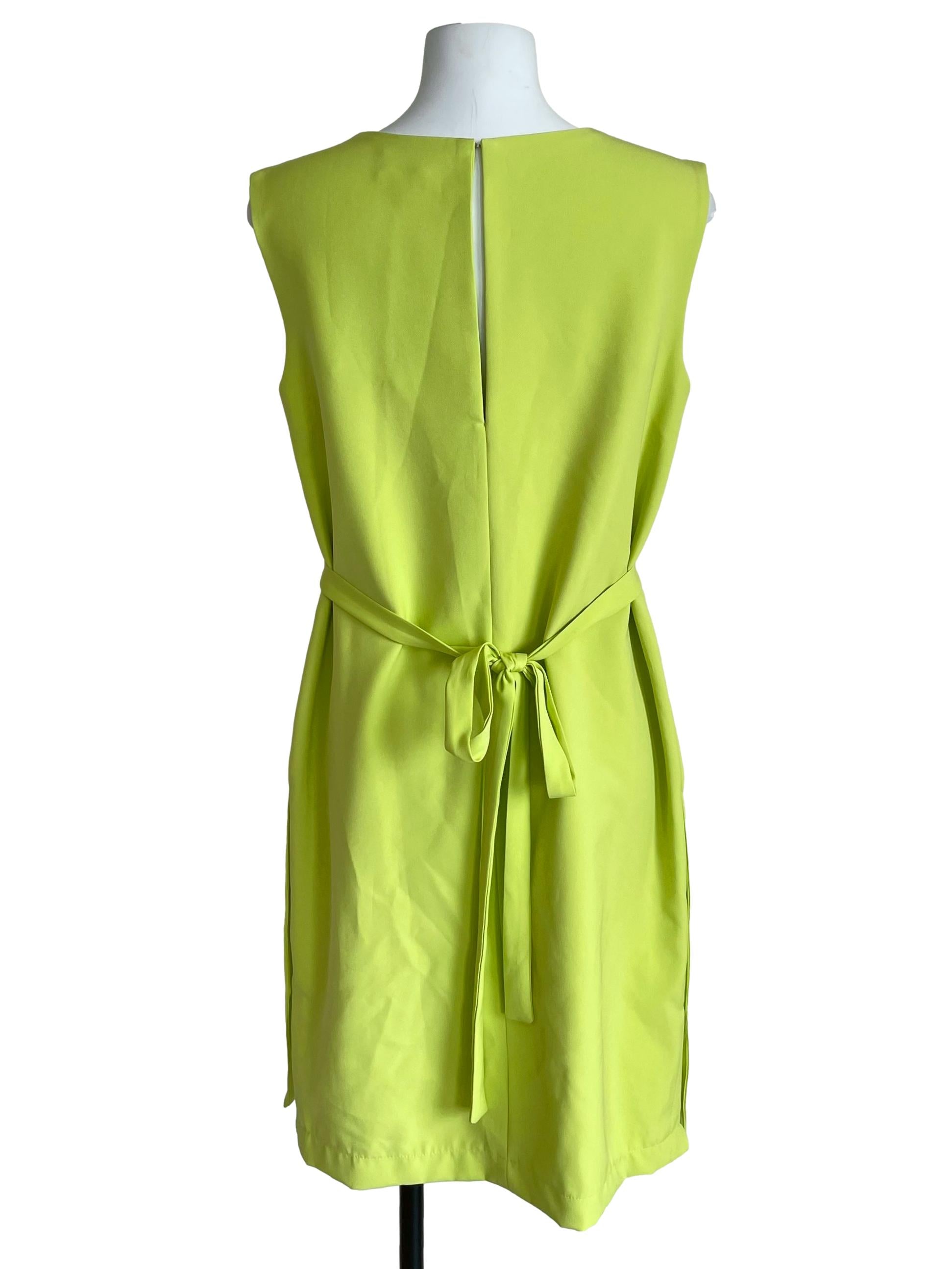 Lime Green Sleeveless Dress