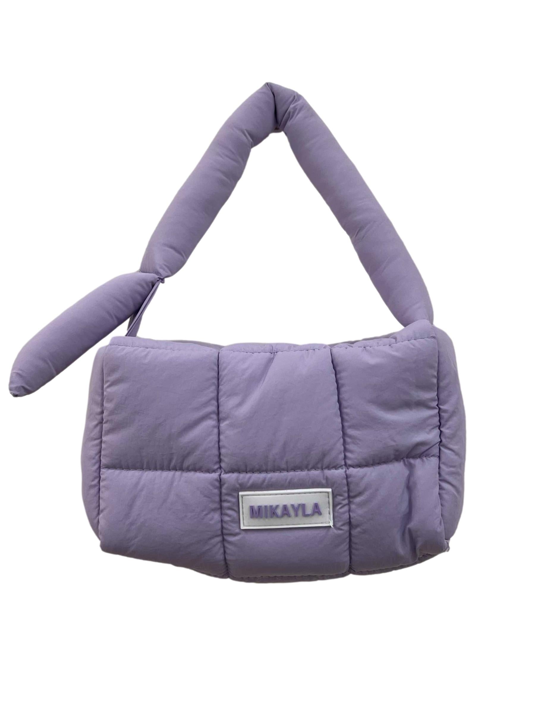 Purple Puffy Bag