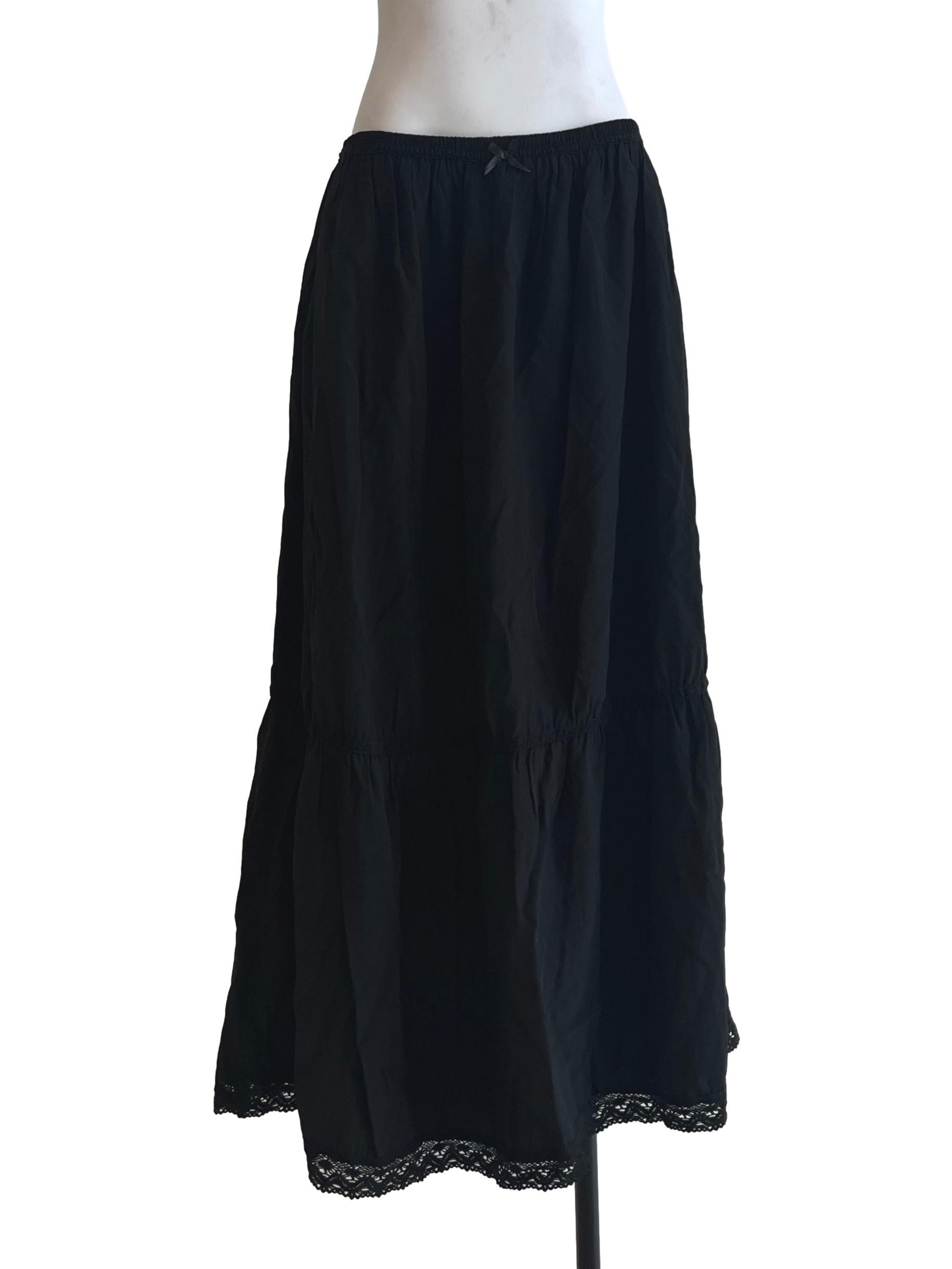 Onyx Black Gipsy Skirt