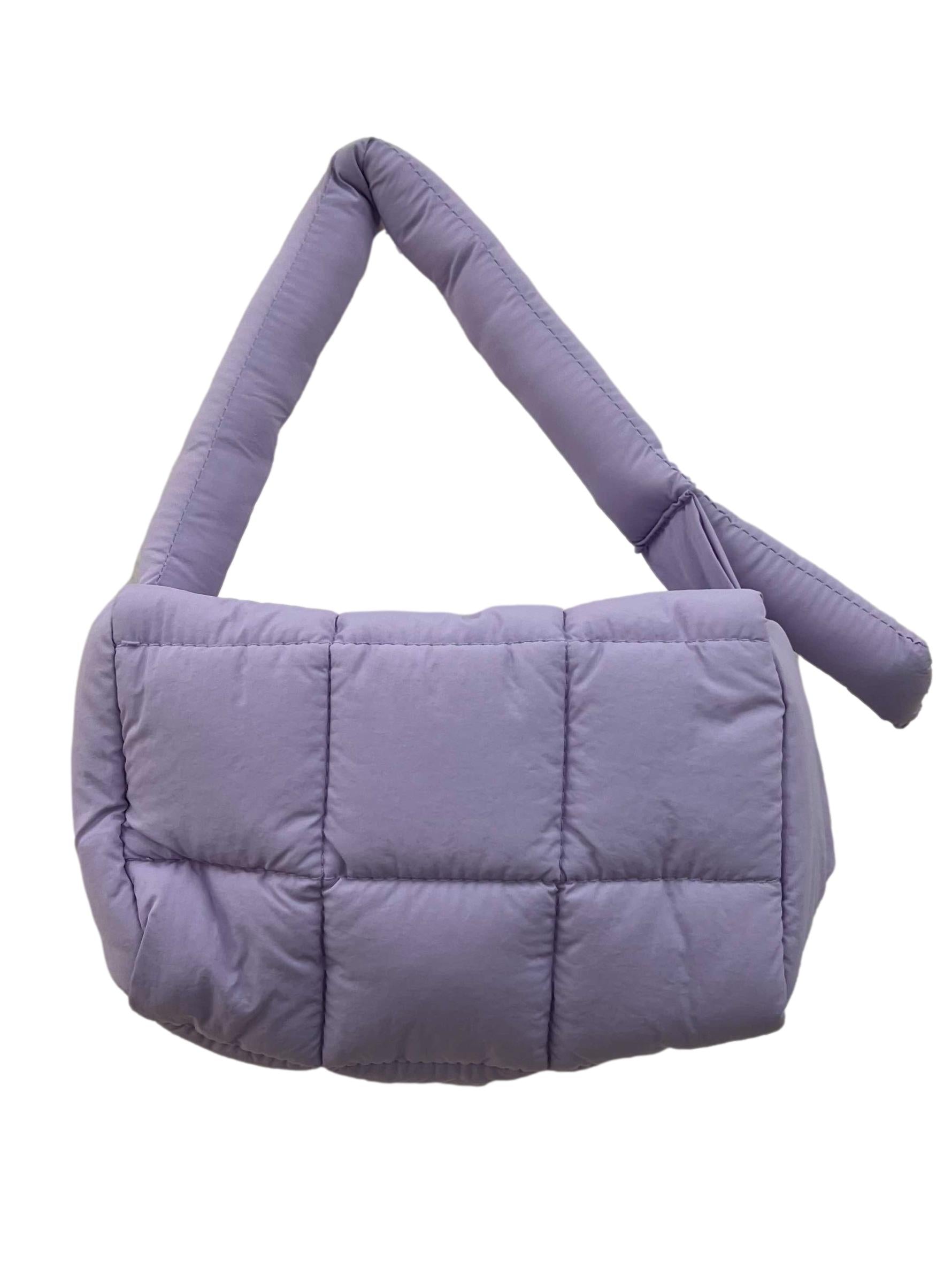 Purple Puffy Bag