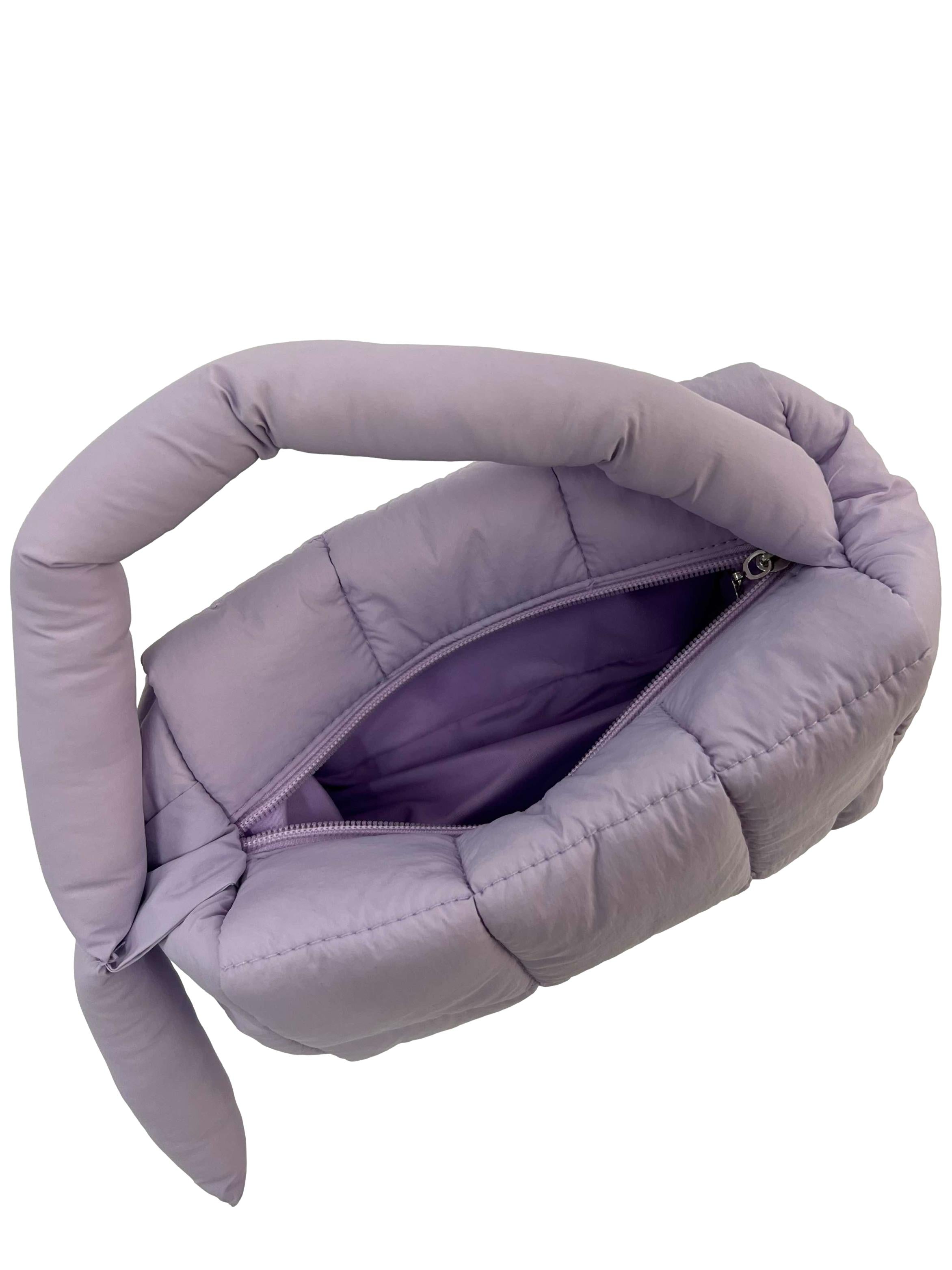 Purple Puffy Bag