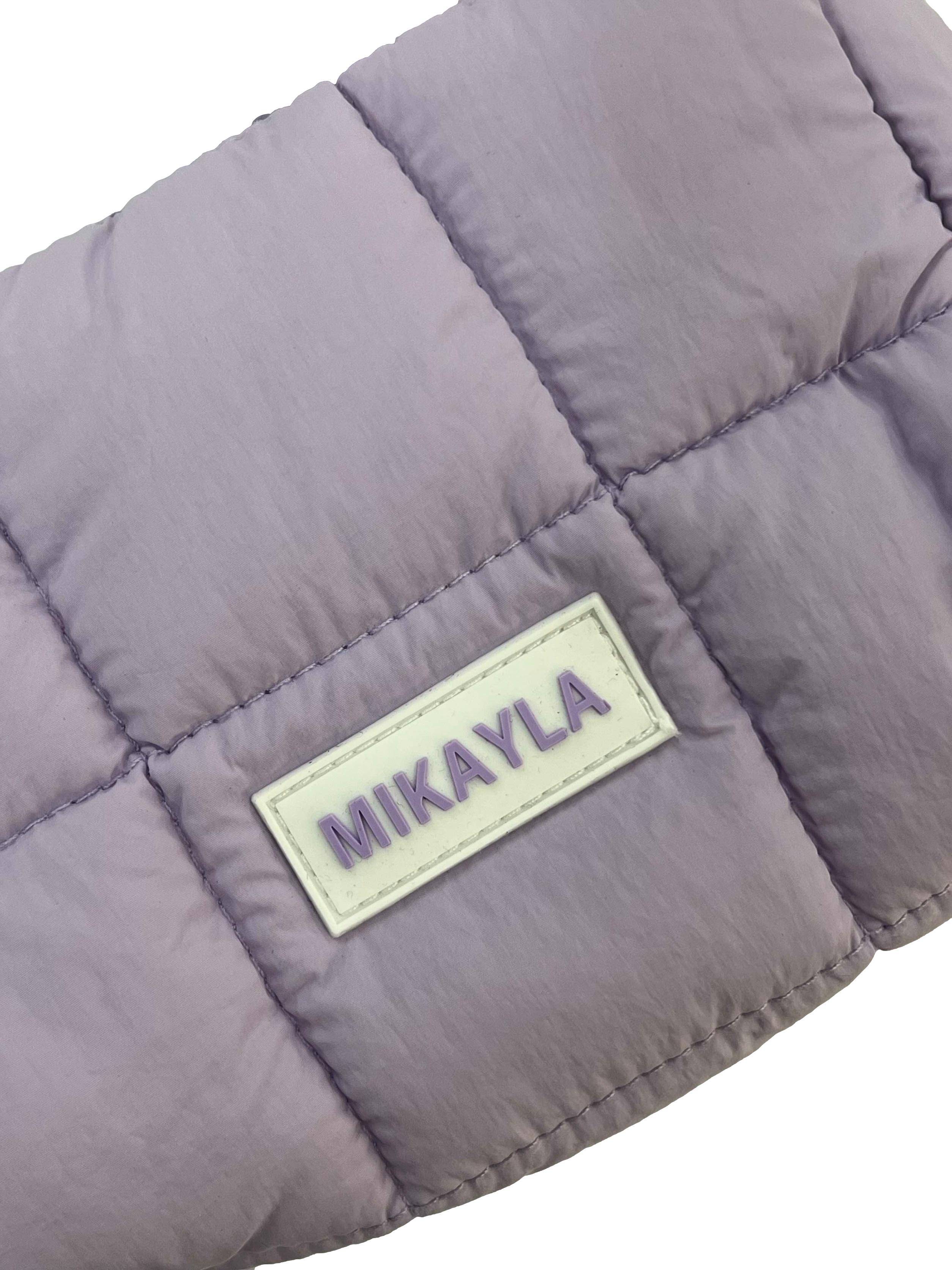 Purple Puffy Bag