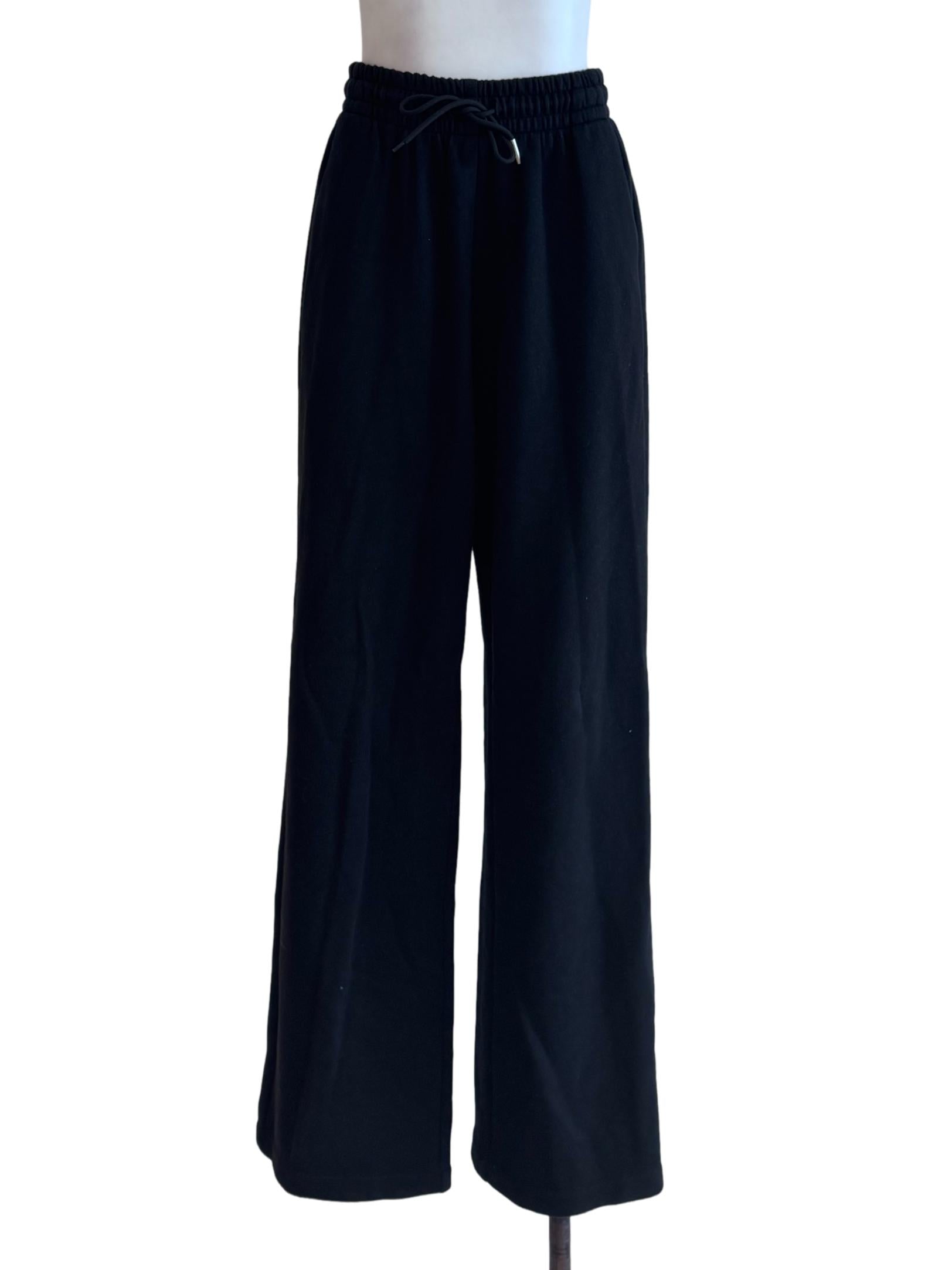 Black Wide Leg Long Pant