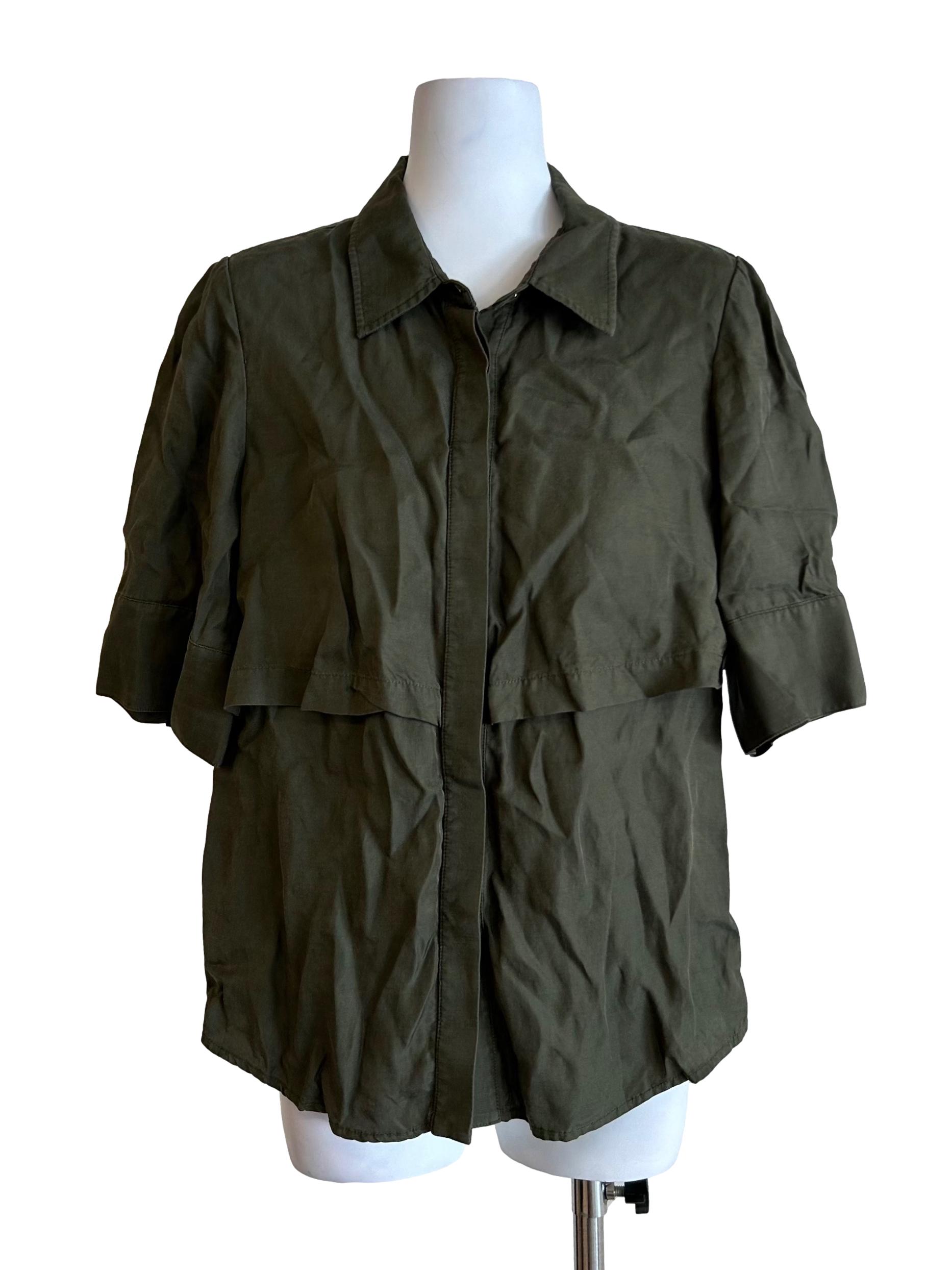 Signature Layers Shirt In Military Green CSN