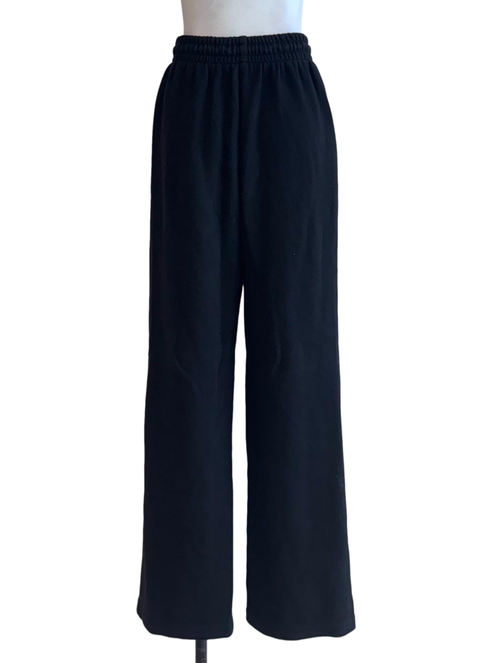 Black Wide Leg Long Pant
