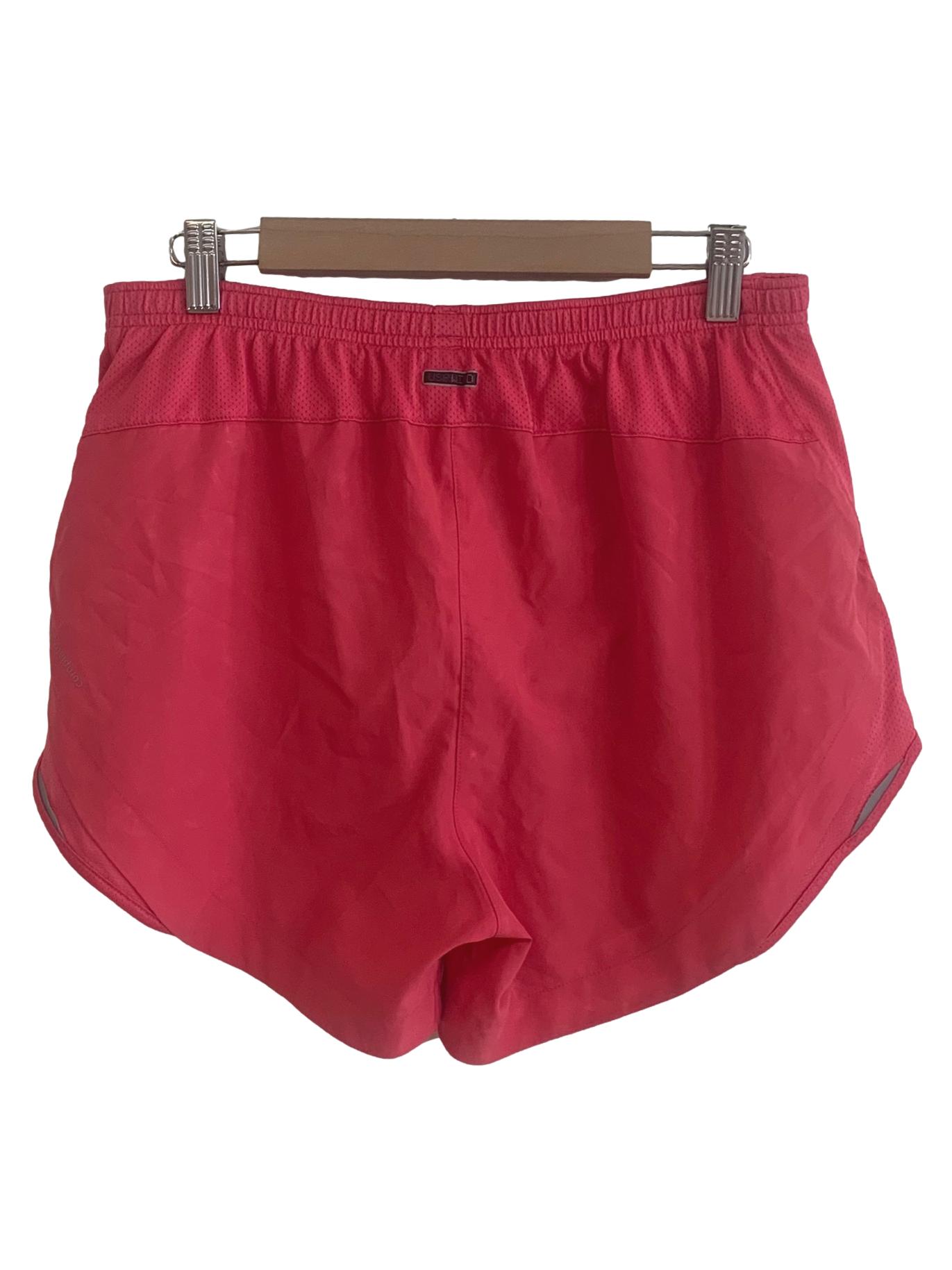 Hot Pink Elastic Waisband Shorts