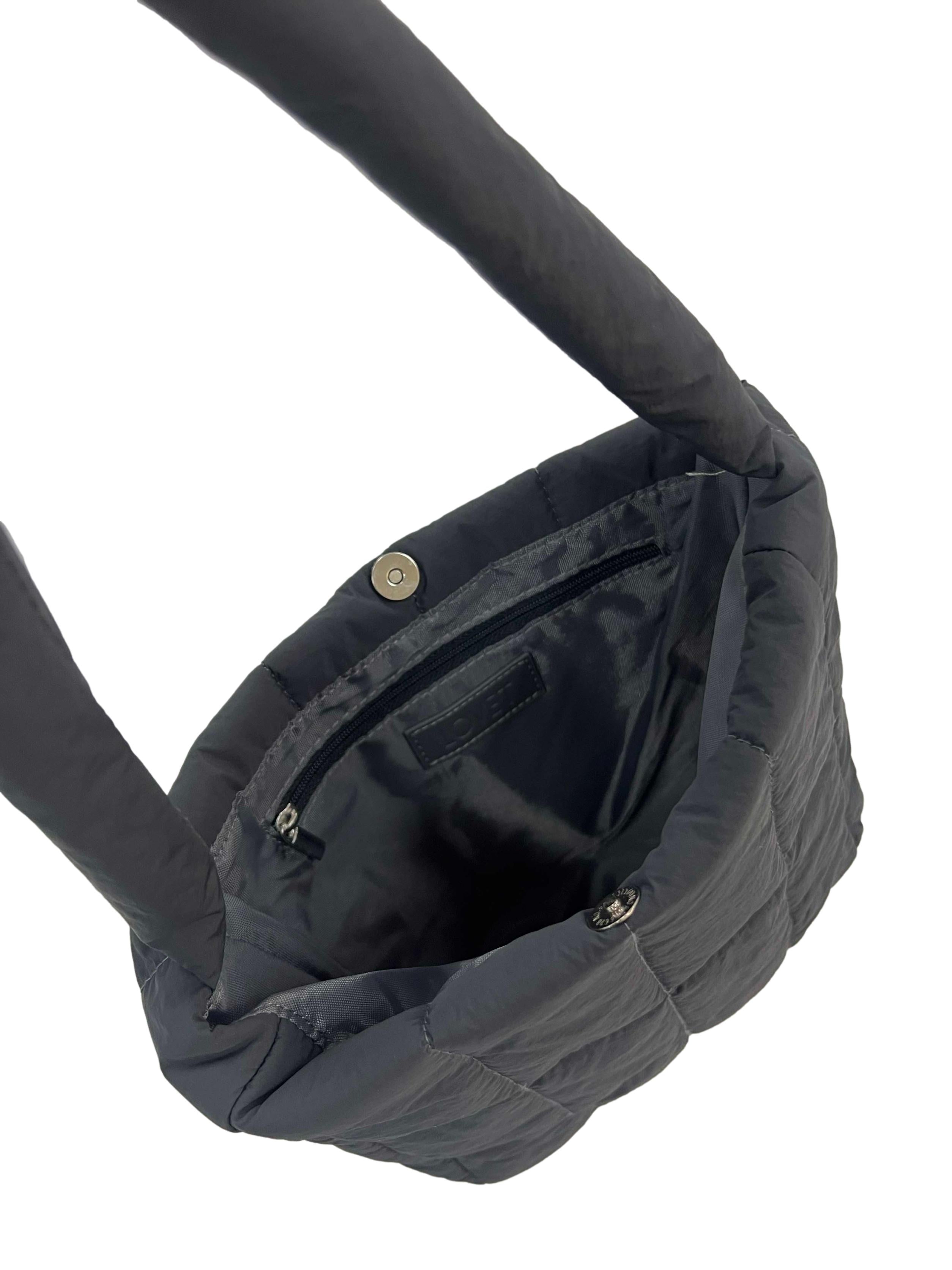 Dark Grey Puffy Bag