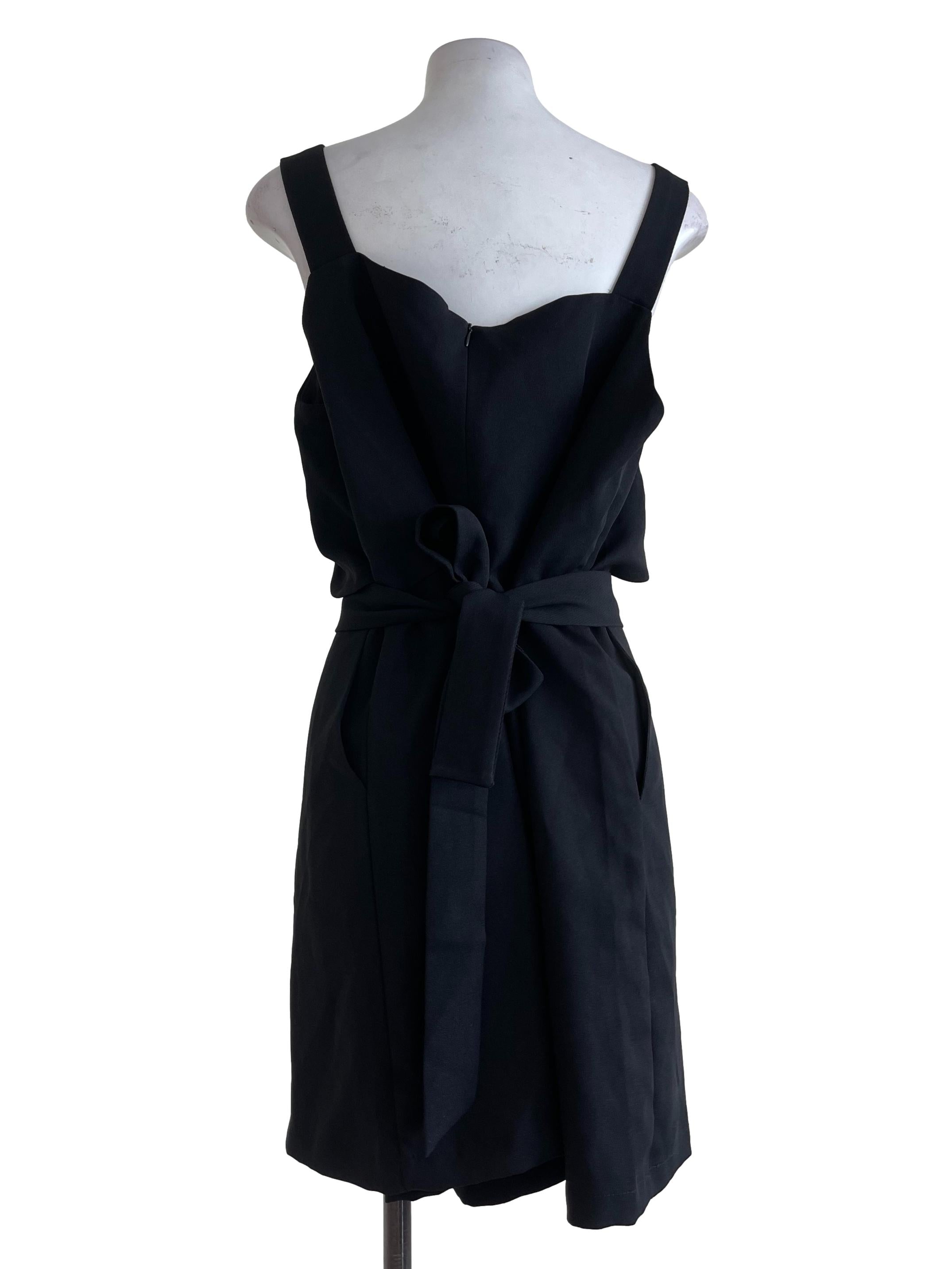 Black Sleeveless Romper