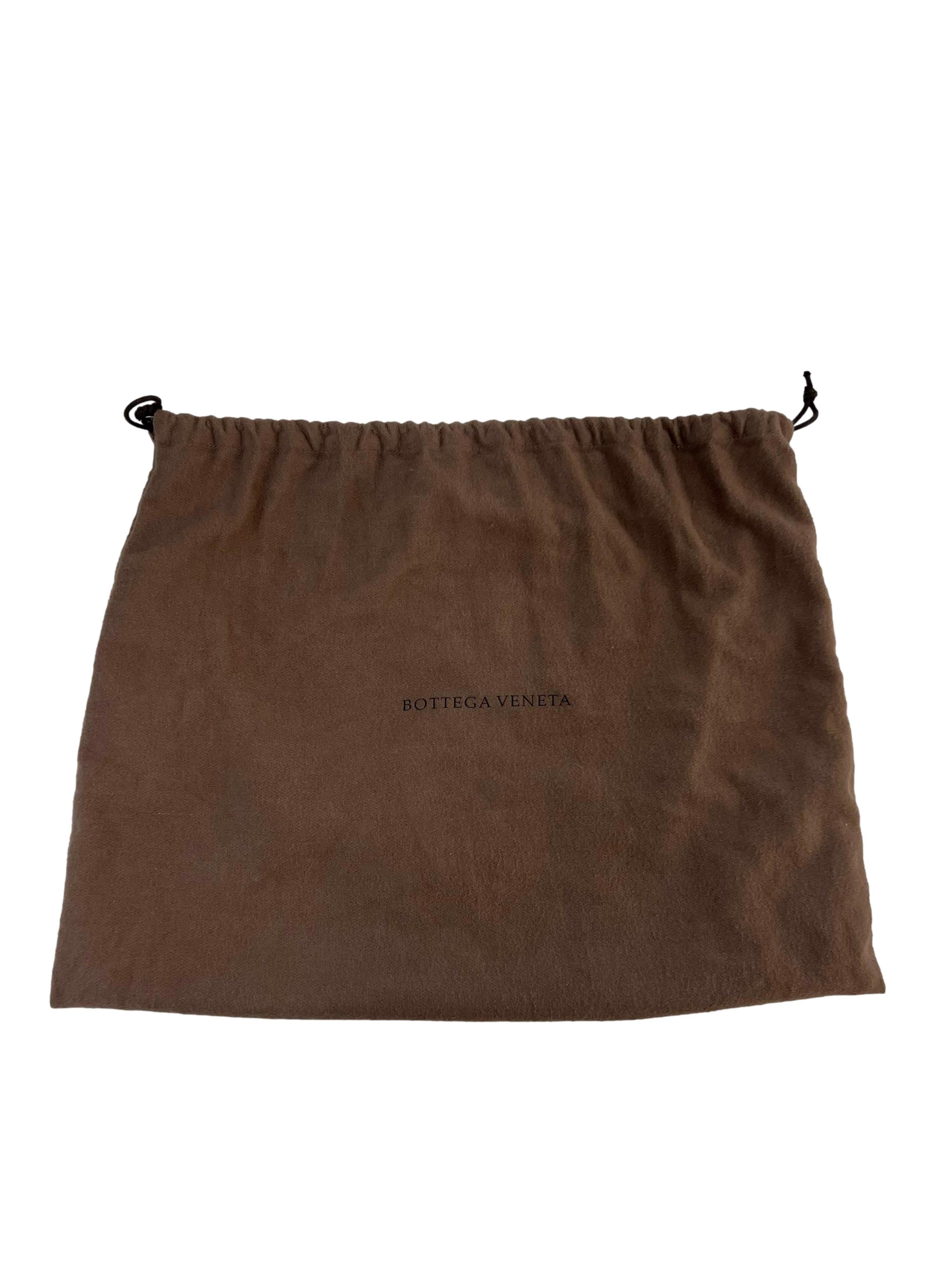 Brown Intrecciato Nappa Flap Bag CSN