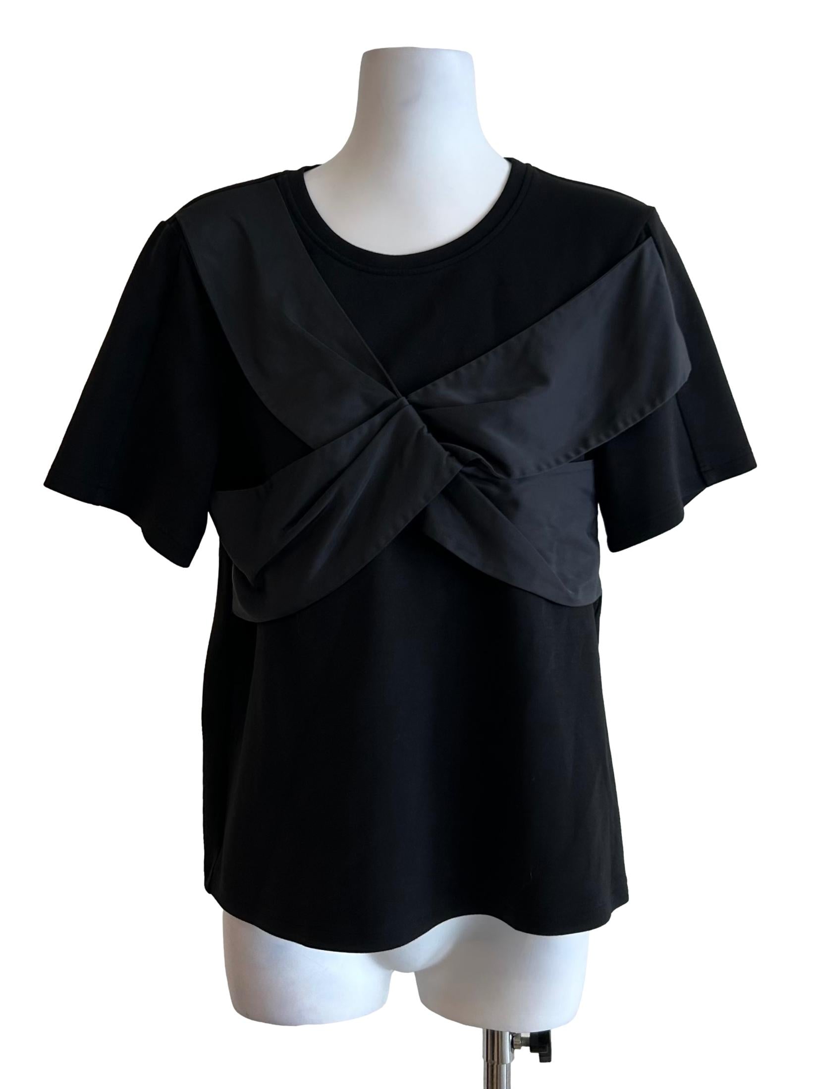 X-Cross Top In Black CSN