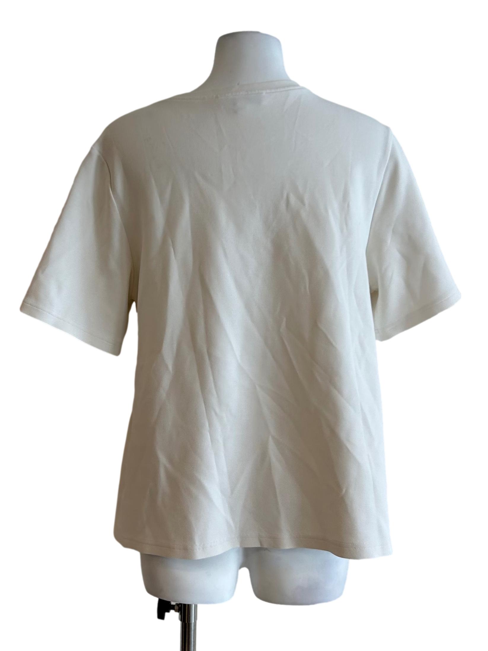 X-Cross Top In White CSN