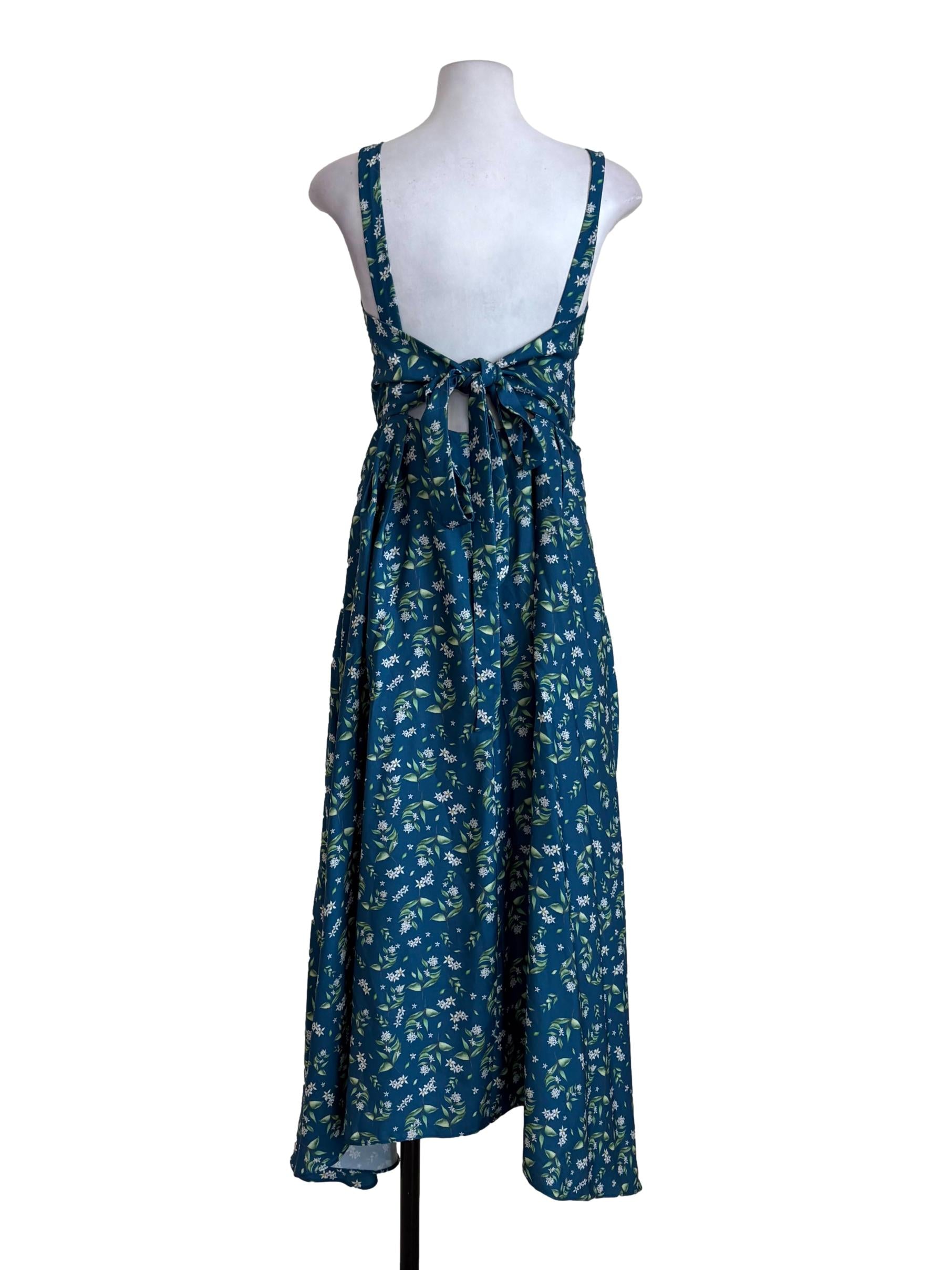 Aegean Floral A-Line Dress