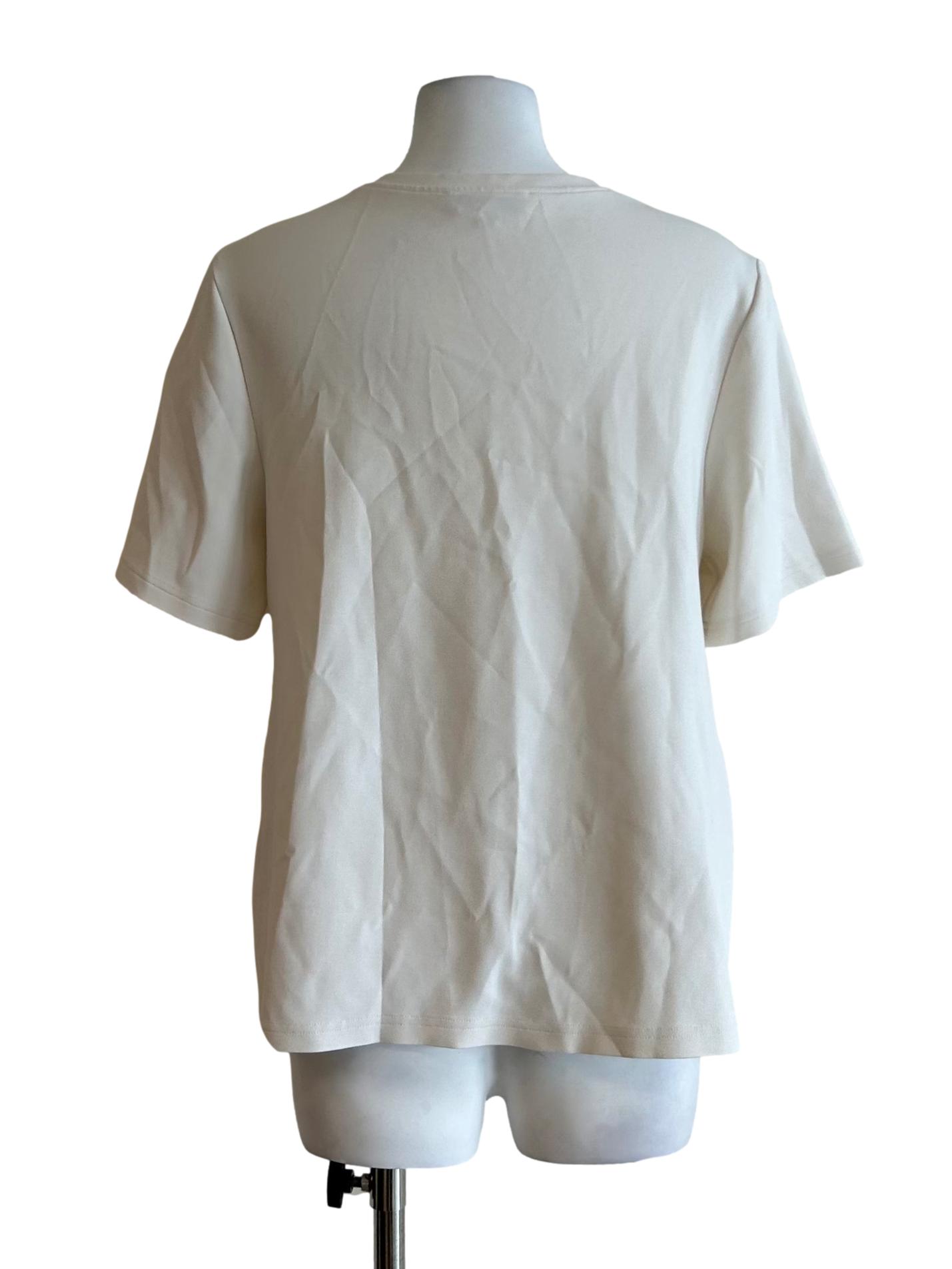 X-Cross Top In White CSN