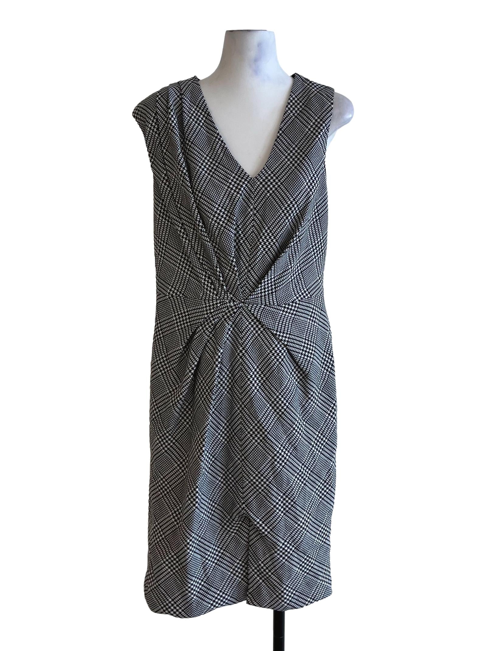 Black Nailshead A-Line Dress