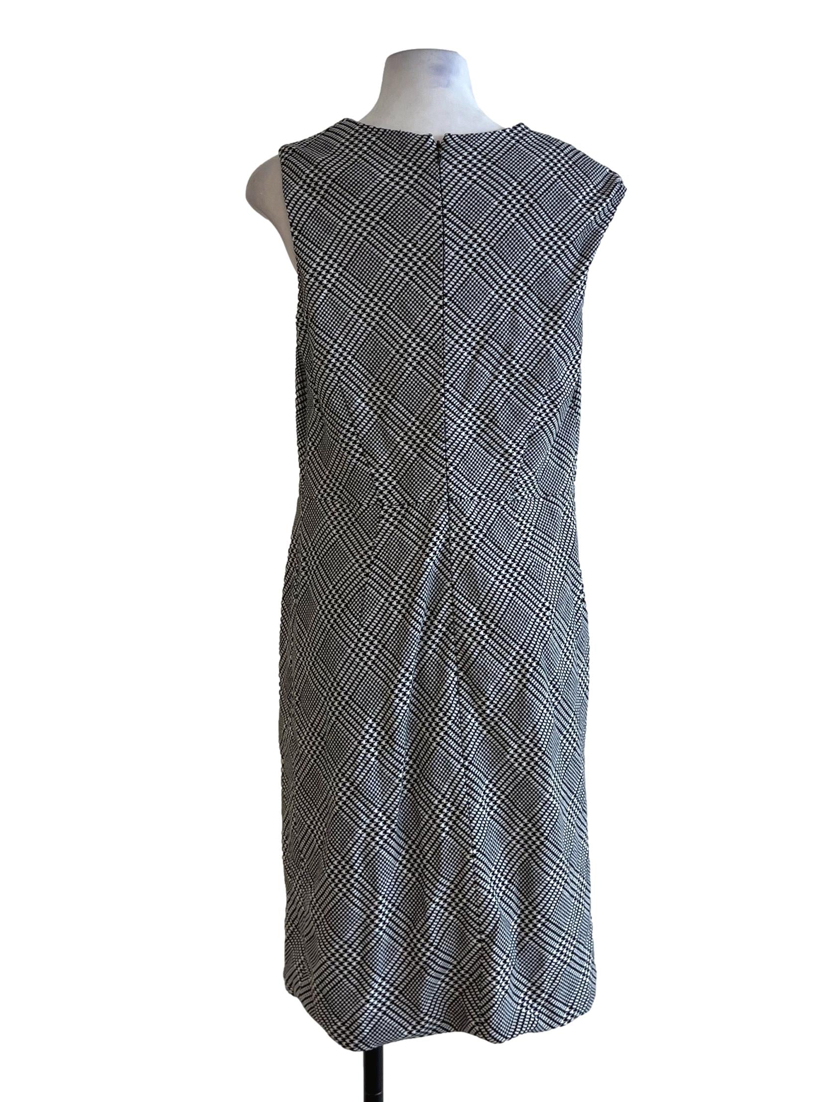 Black Nailshead A-Line Dress