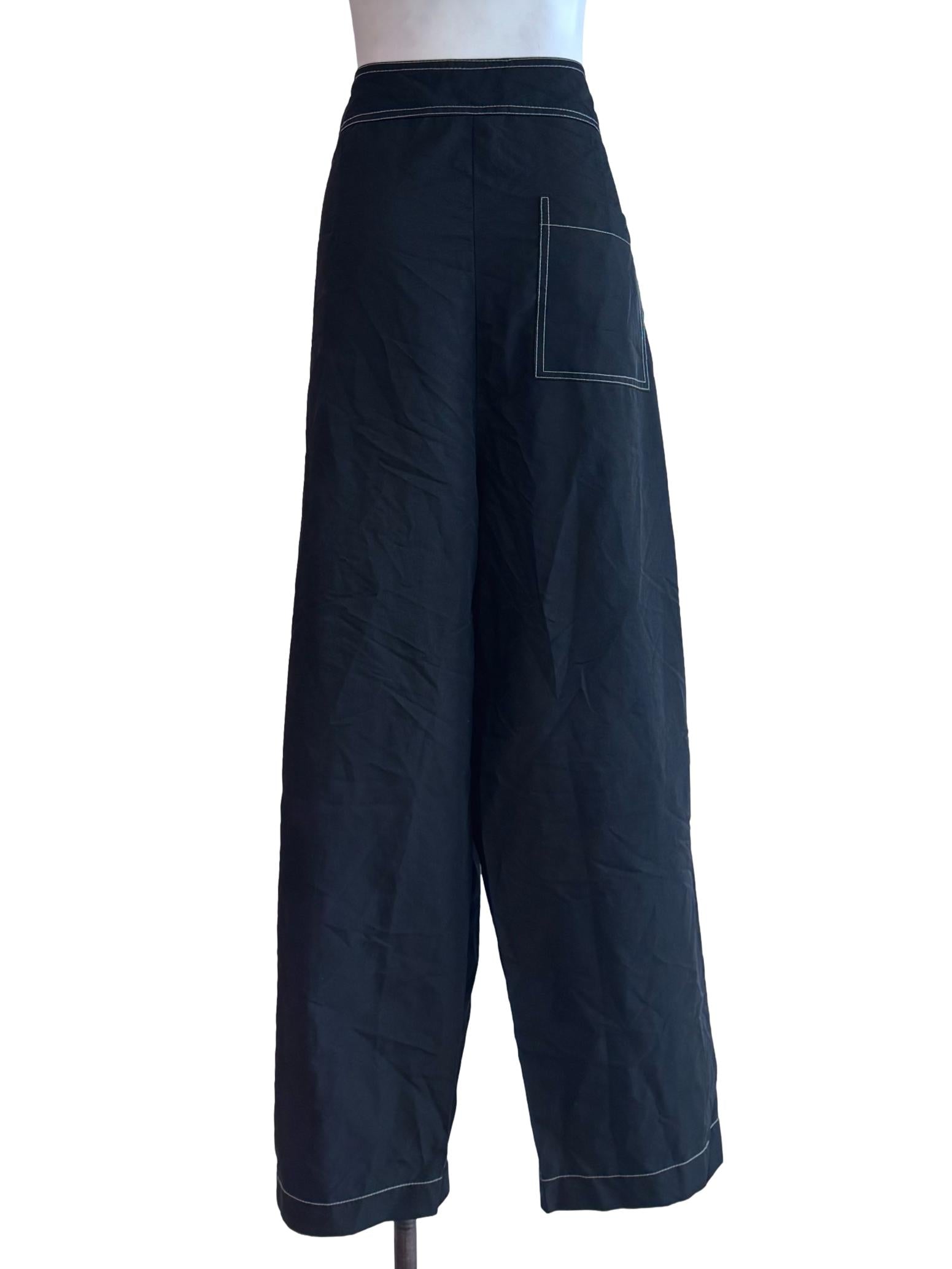 Black Cargo Long Pant