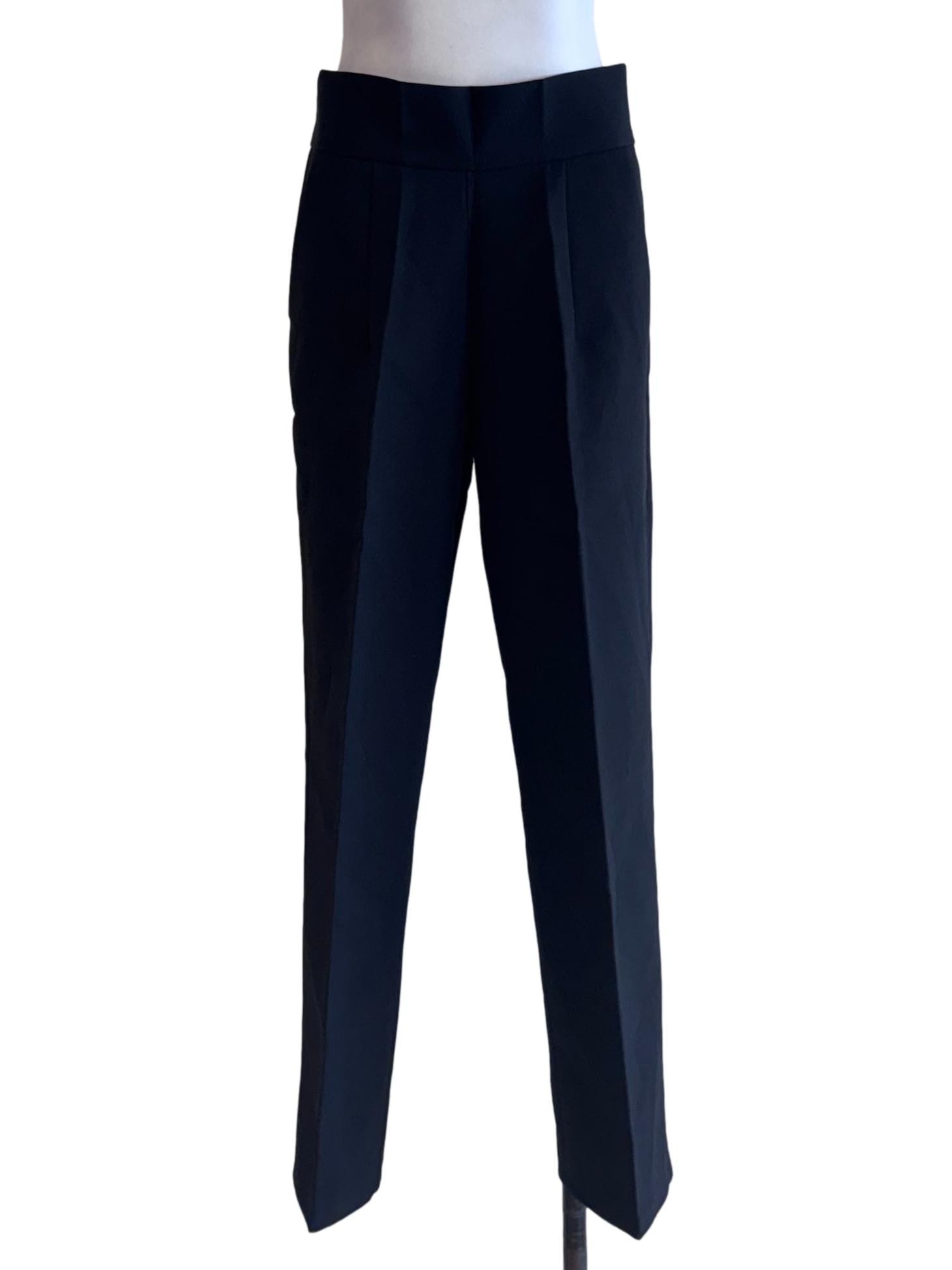 Black Plain Casual Slack