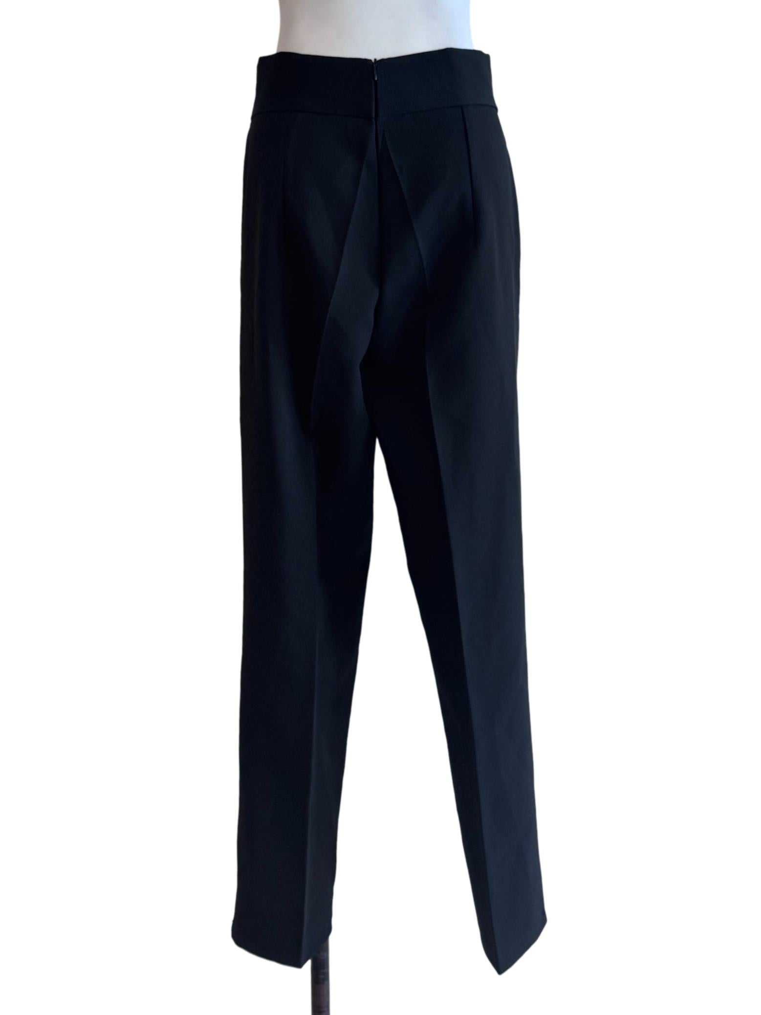 Black Plain Casual Slack