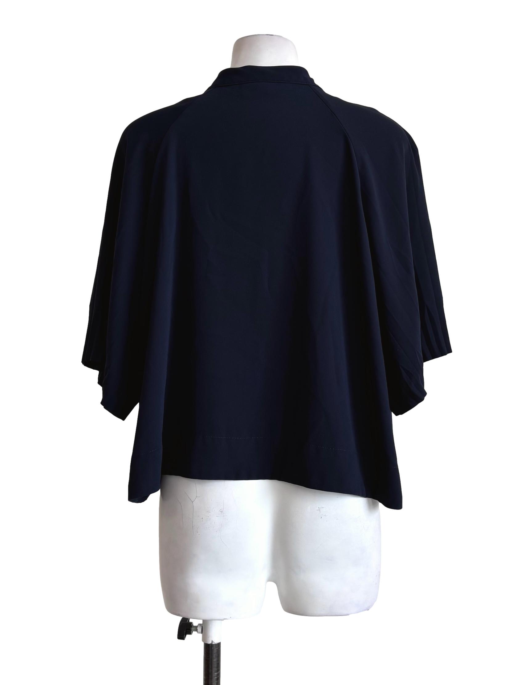 Navy Blue Quarter Blouse
