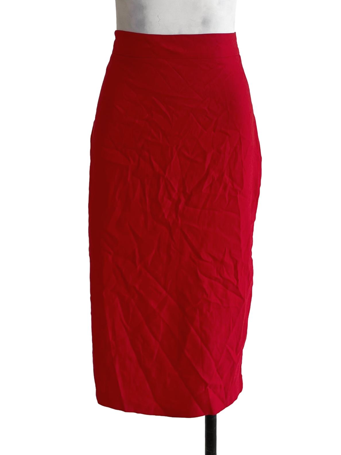 Candy Stripe High-Waisted Pencil Skirt