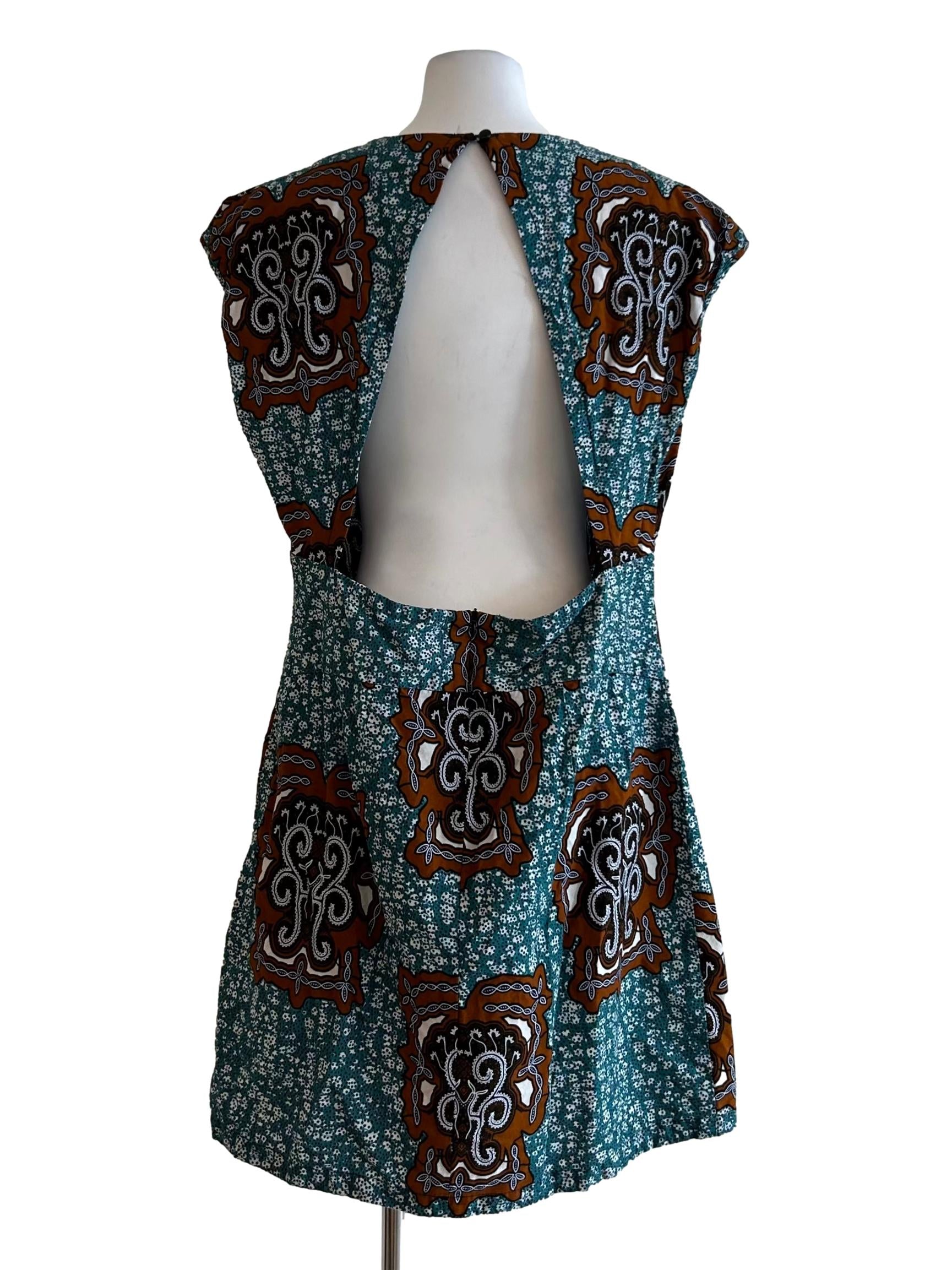 Dela Open Back Mini Dress - Blue CSN*