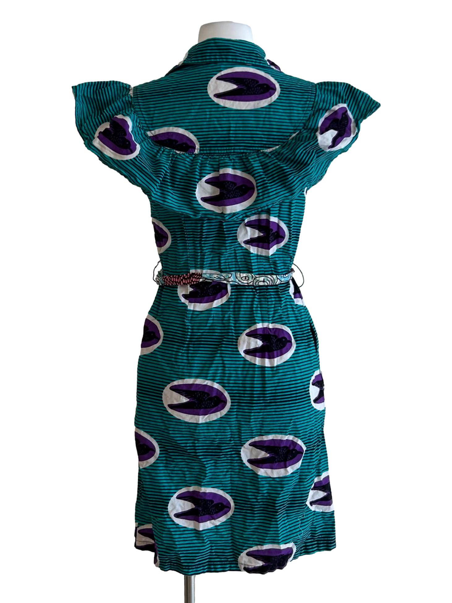 Taraji Shirt In Teal And Purple - Multicolor CSN*
