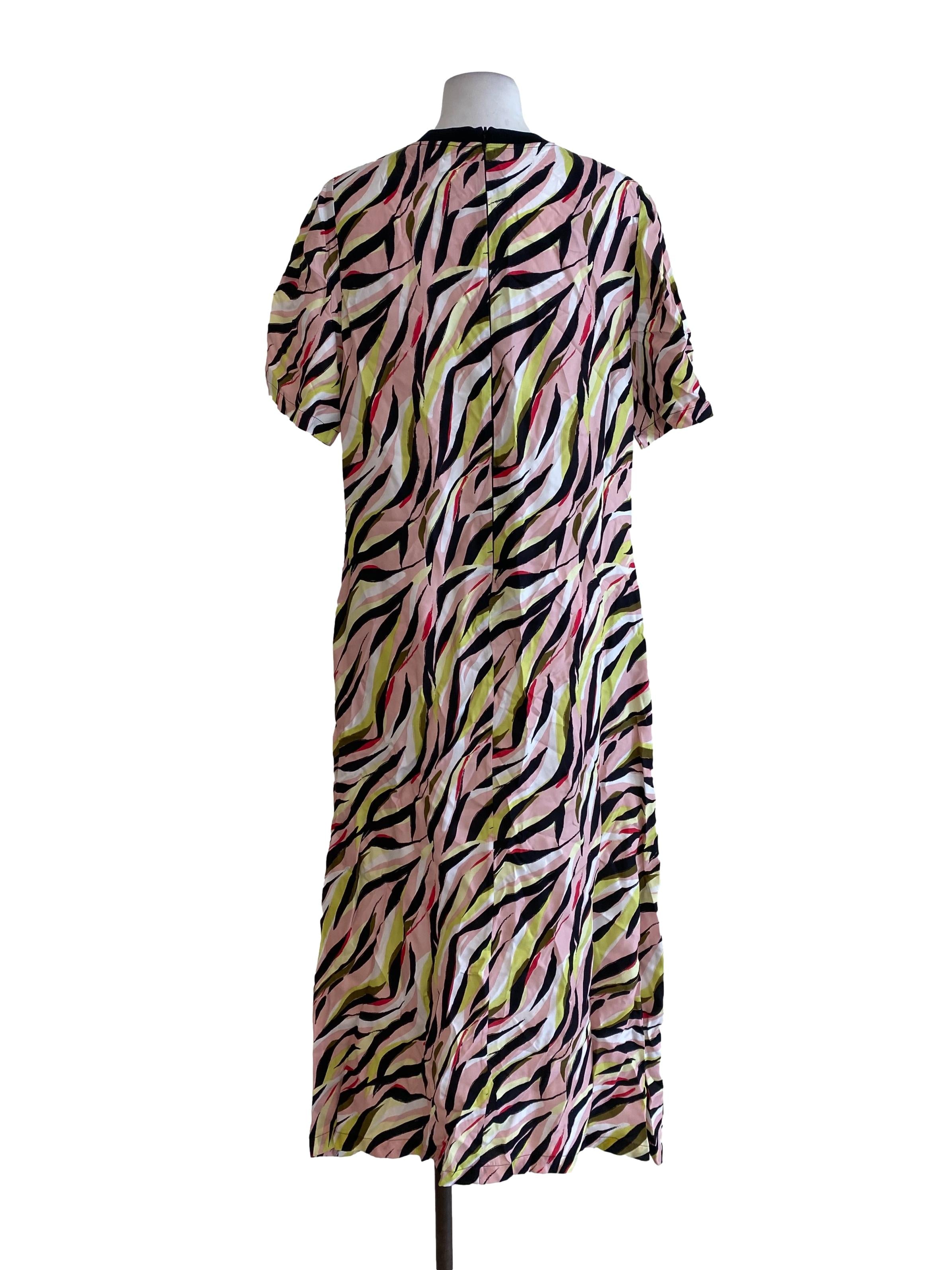 Pink Patterned Dress