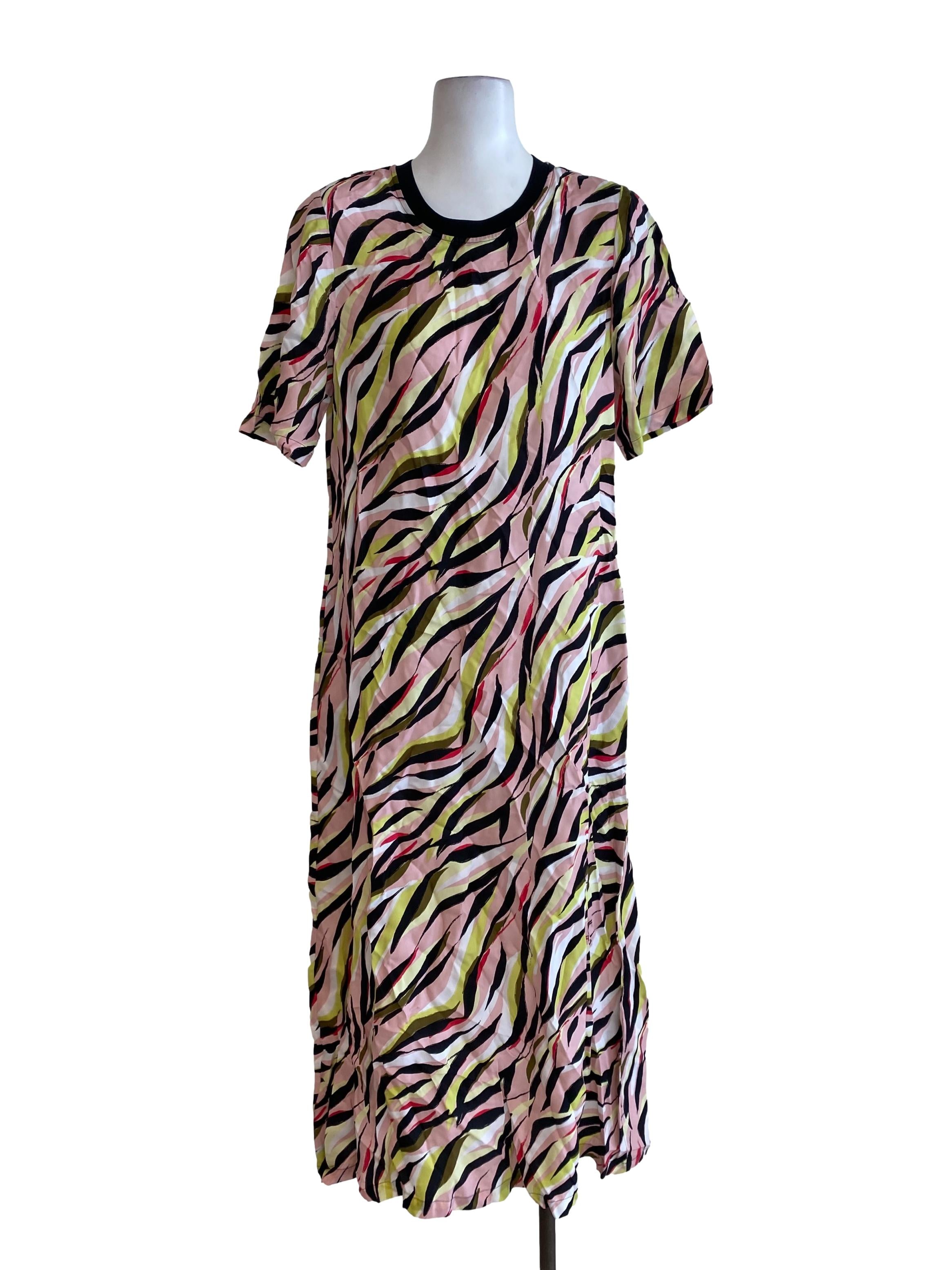 Pink Patterned Dress
