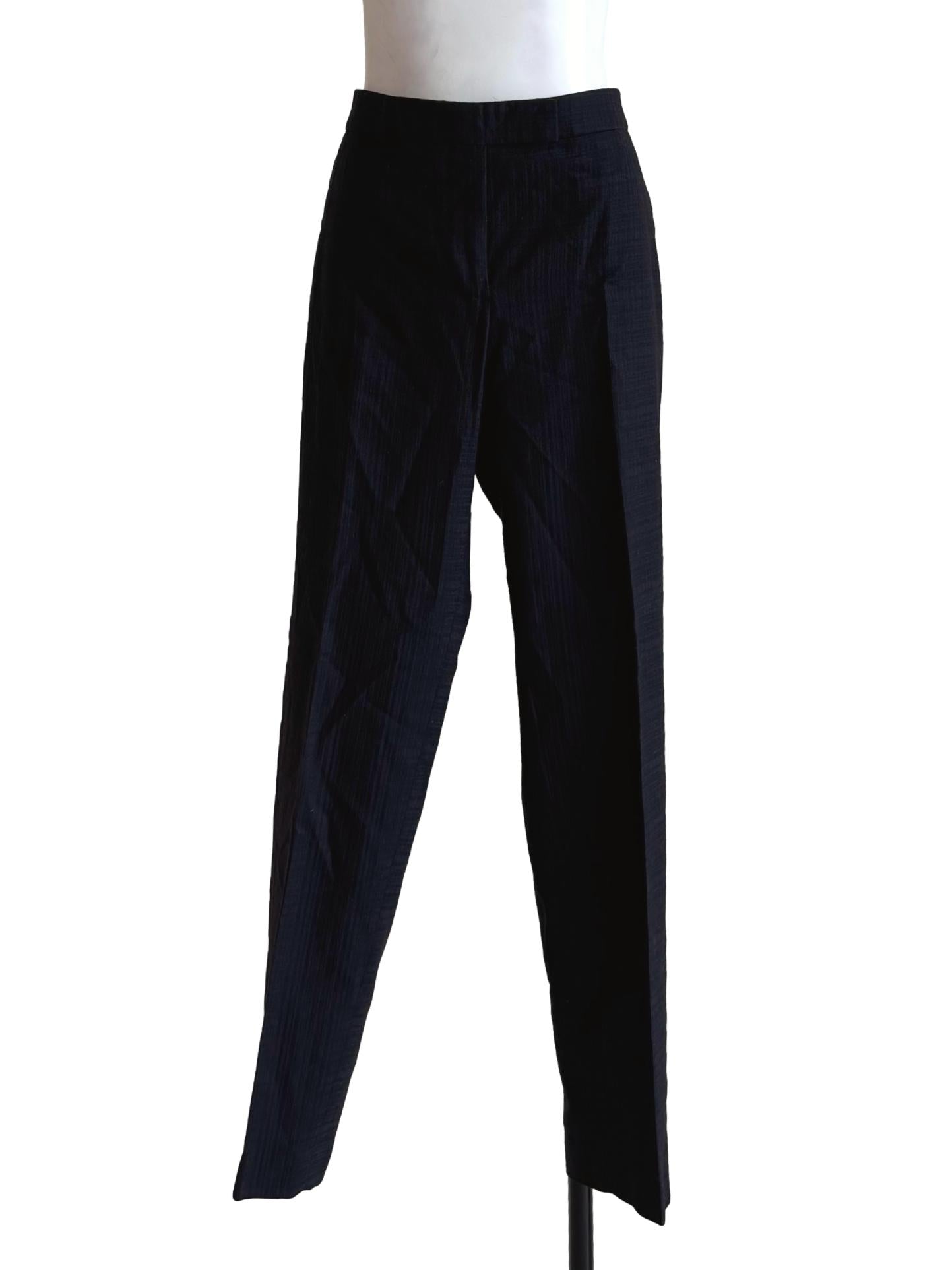 Soft Black Fitted Pants