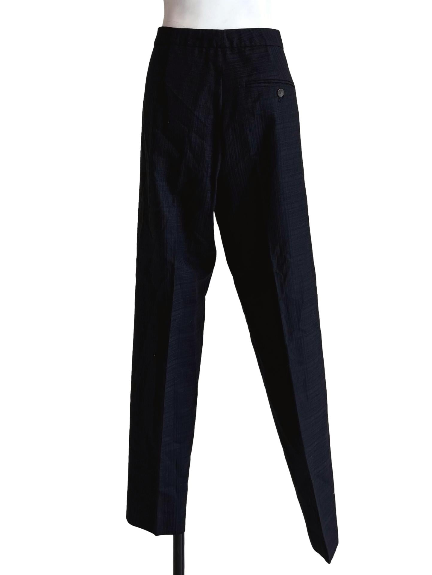 Soft Black Fitted Pants