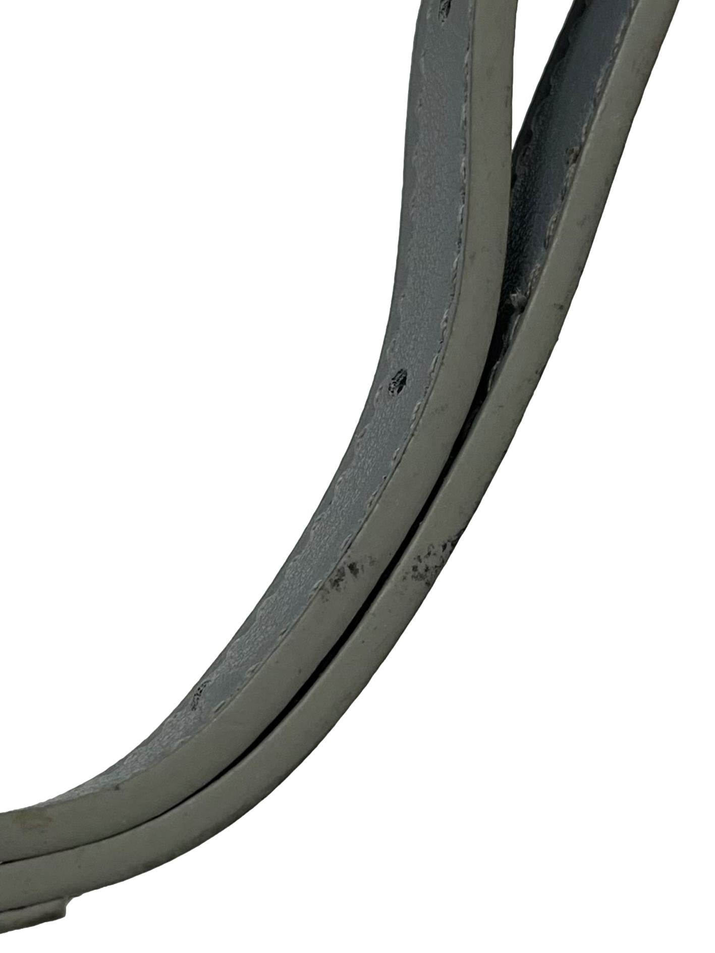 Blue Bucket Bag With Crossbody Strap And Scarf Detail