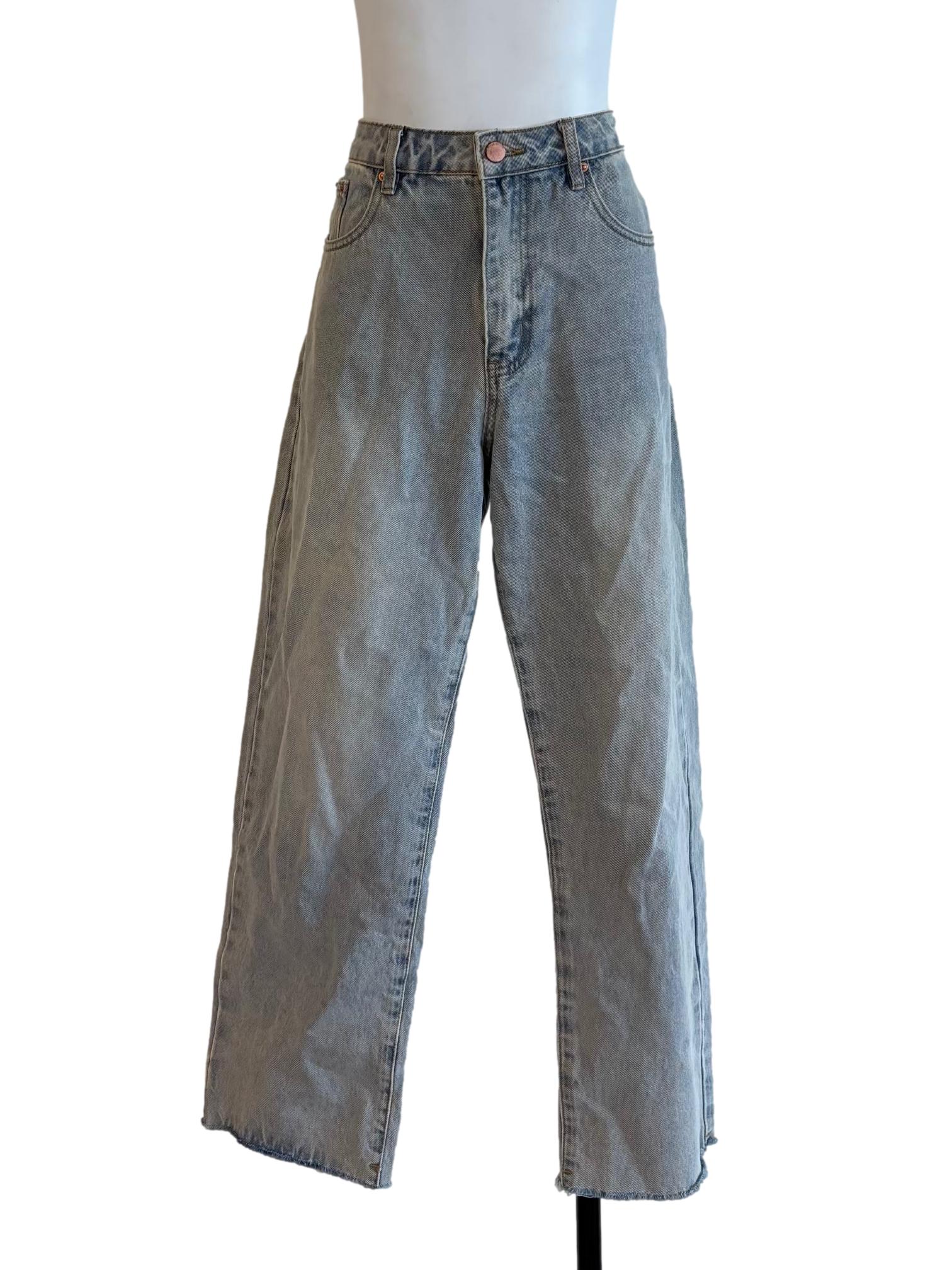 Light Blue Straight Jeans