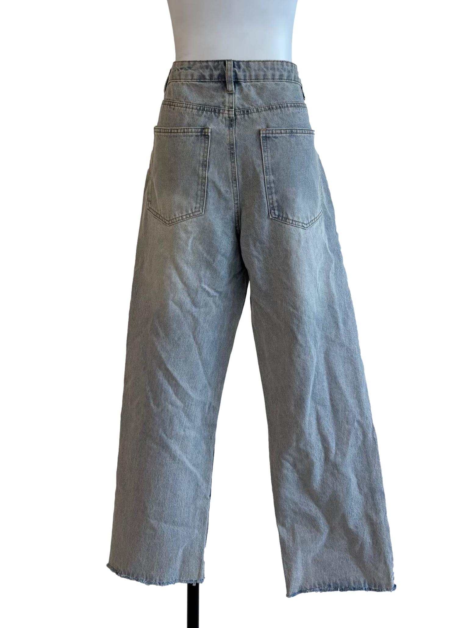 Light Blue Straight Jeans