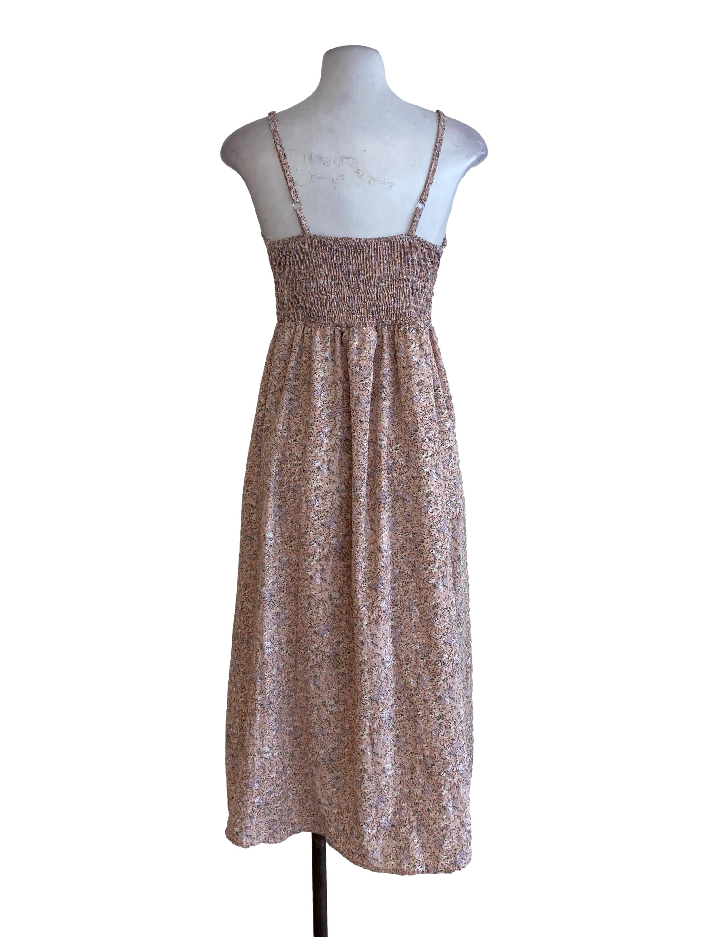 Pink Floral Princess Dress