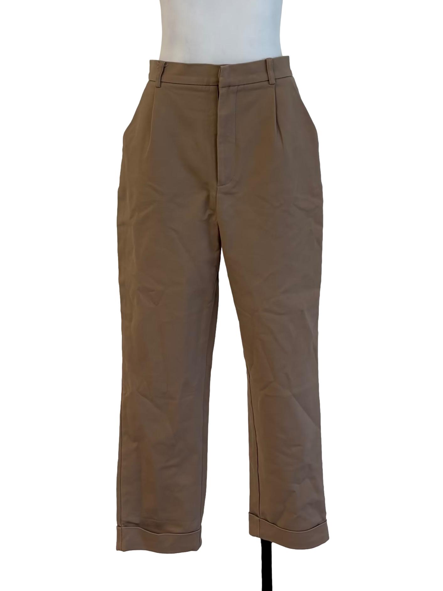 Buff Brown Slim Fit Pants
