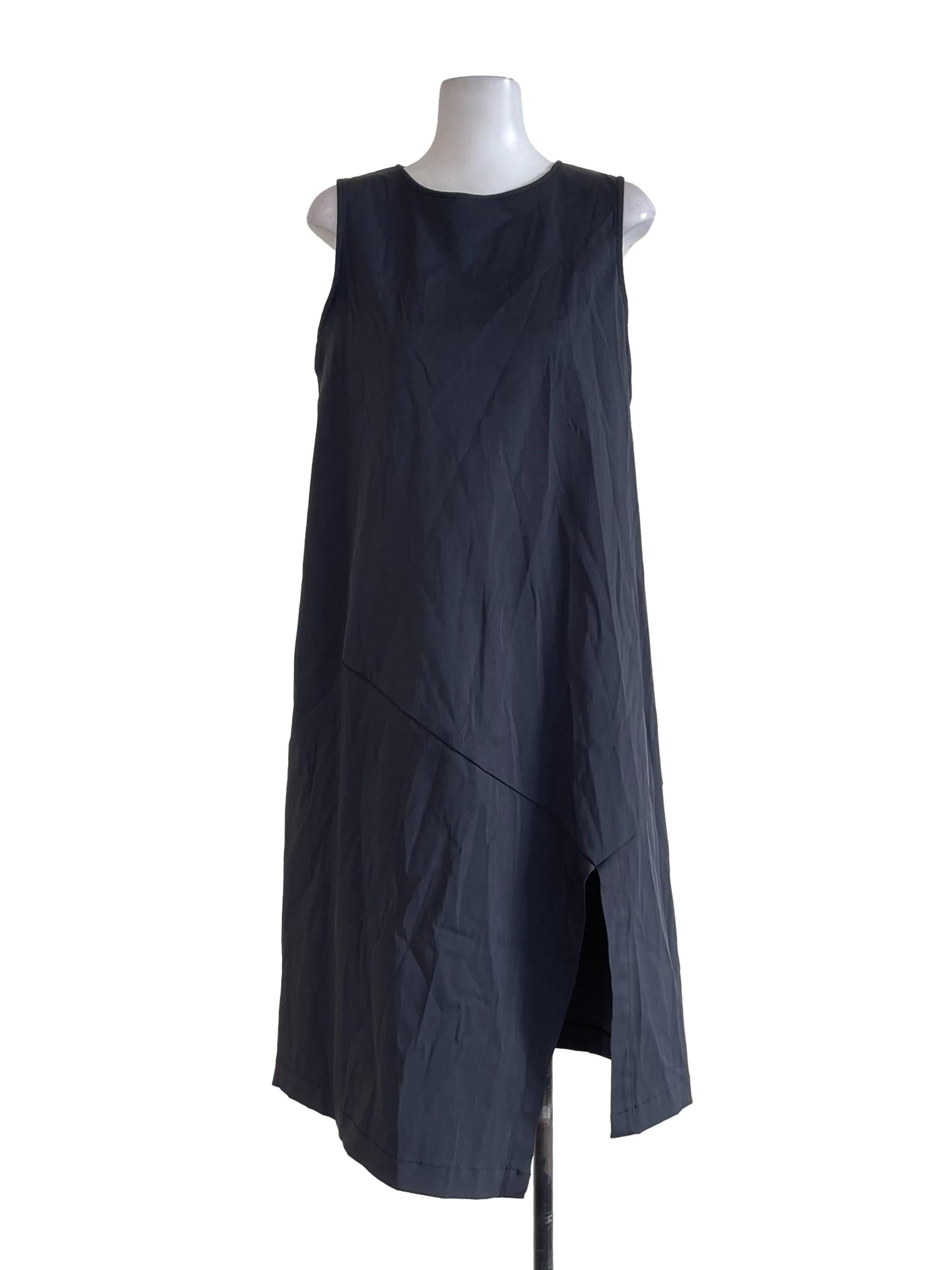 Dark Grey Trapezoid Dress