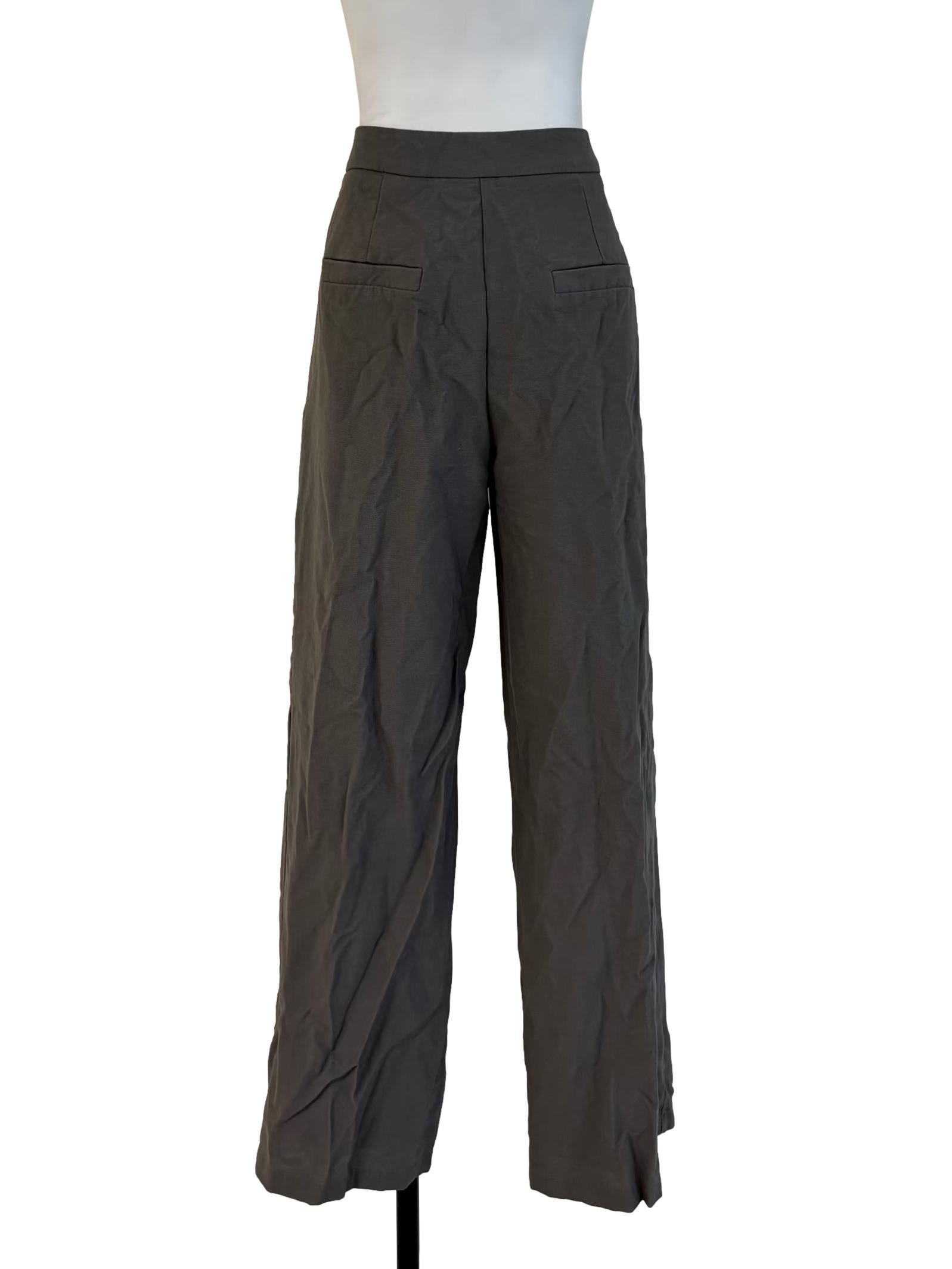 Echo Grey Straight Slacks