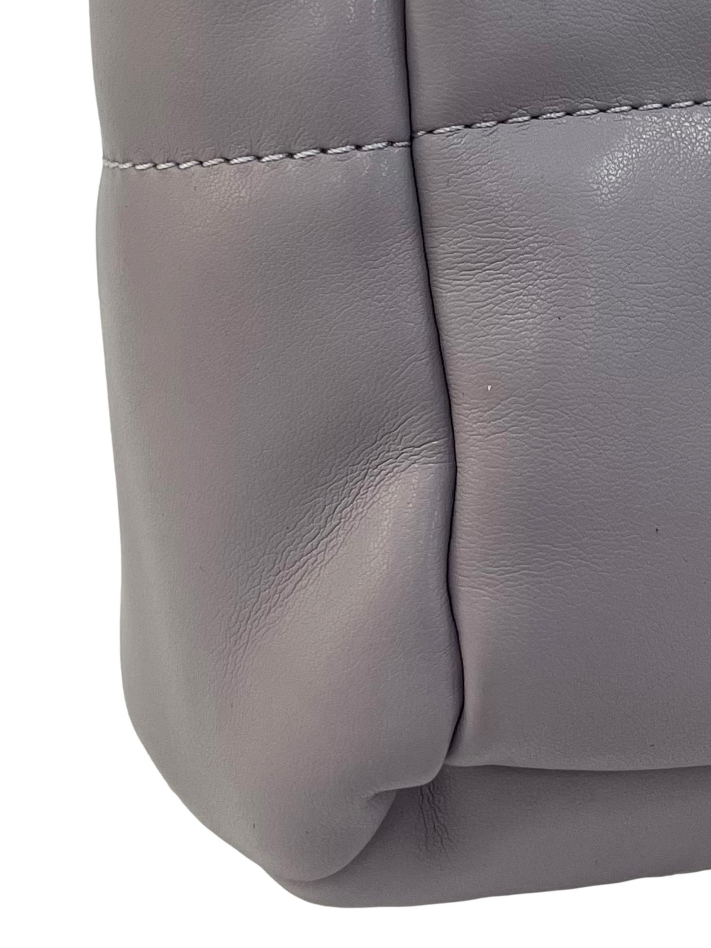 Violet Quilted Textured Crossbody Bag With Detachable Strap