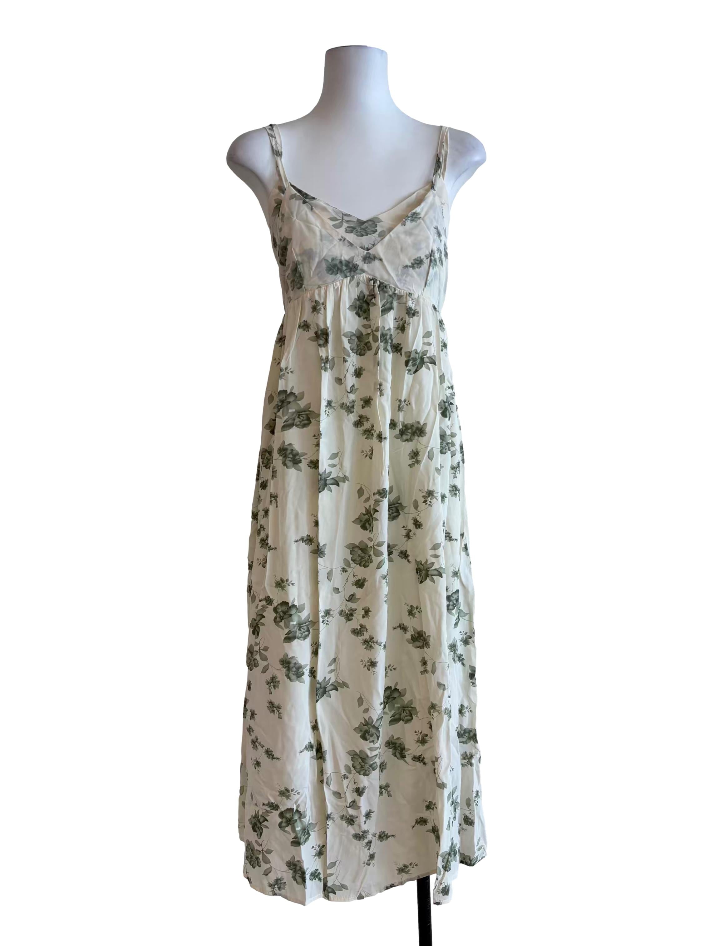 Alabaster White Floral Cami Dress
