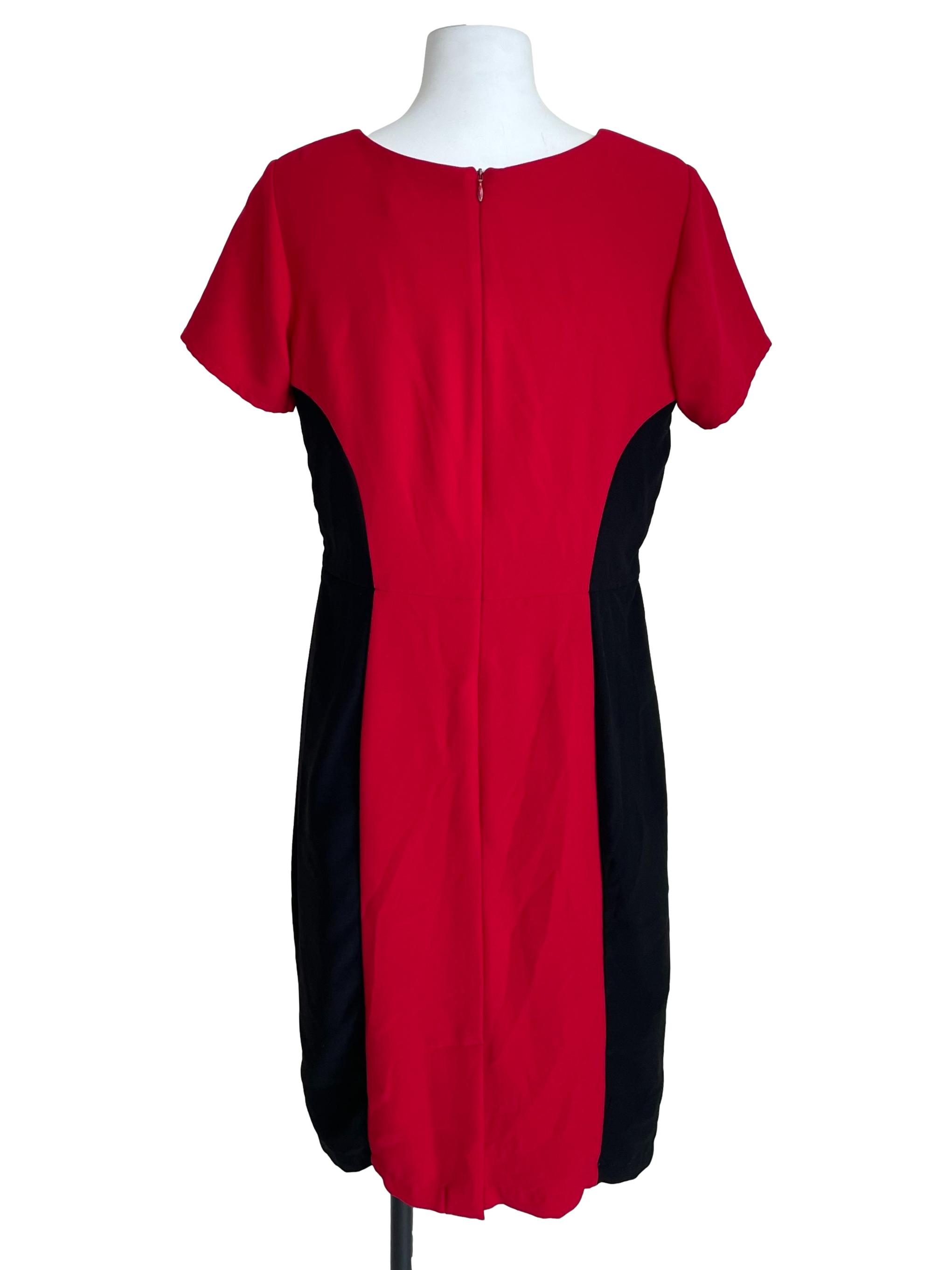 Scarlet & Black Contrast Dress