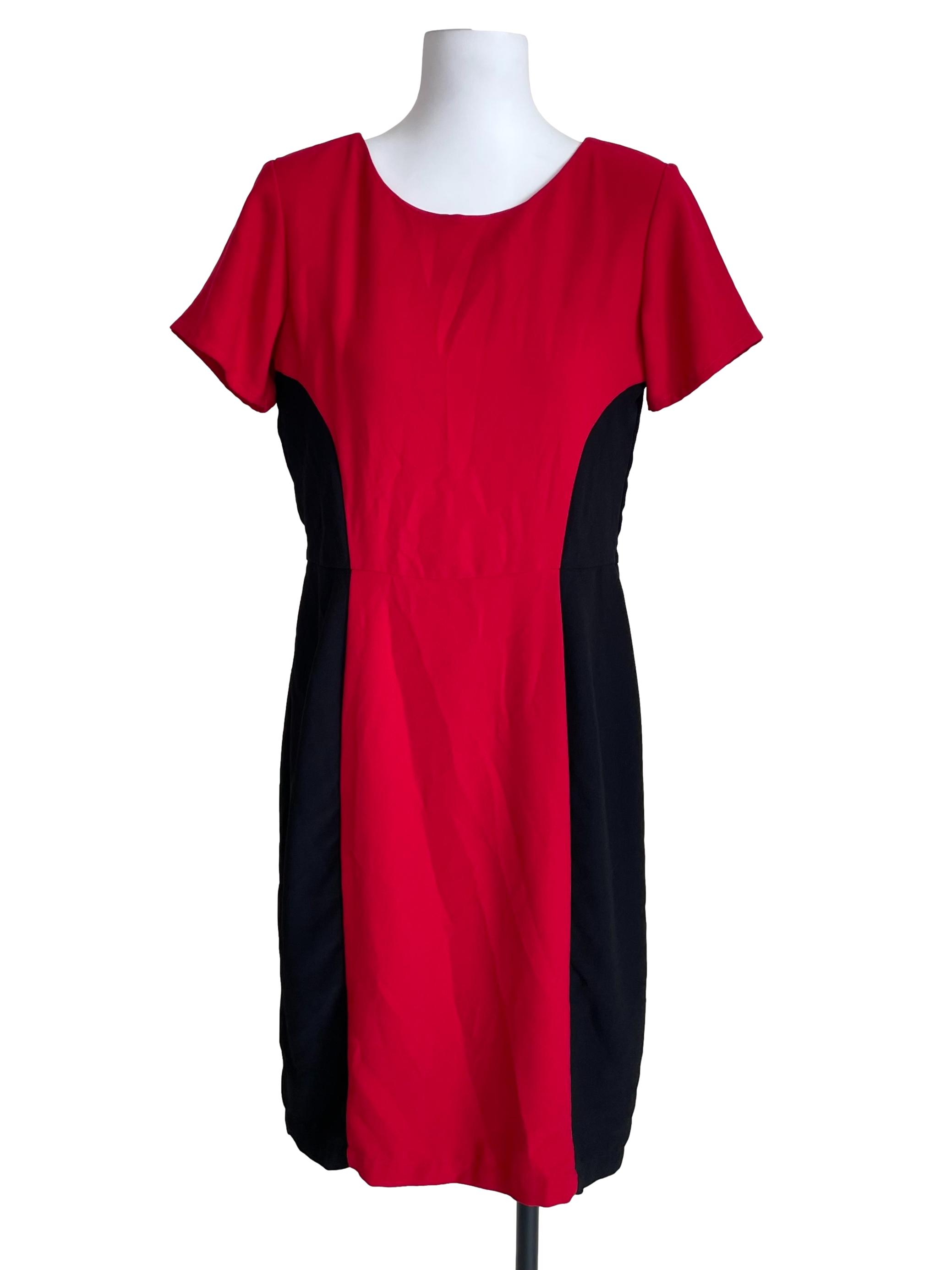 Scarlet & Black Contrast Dress