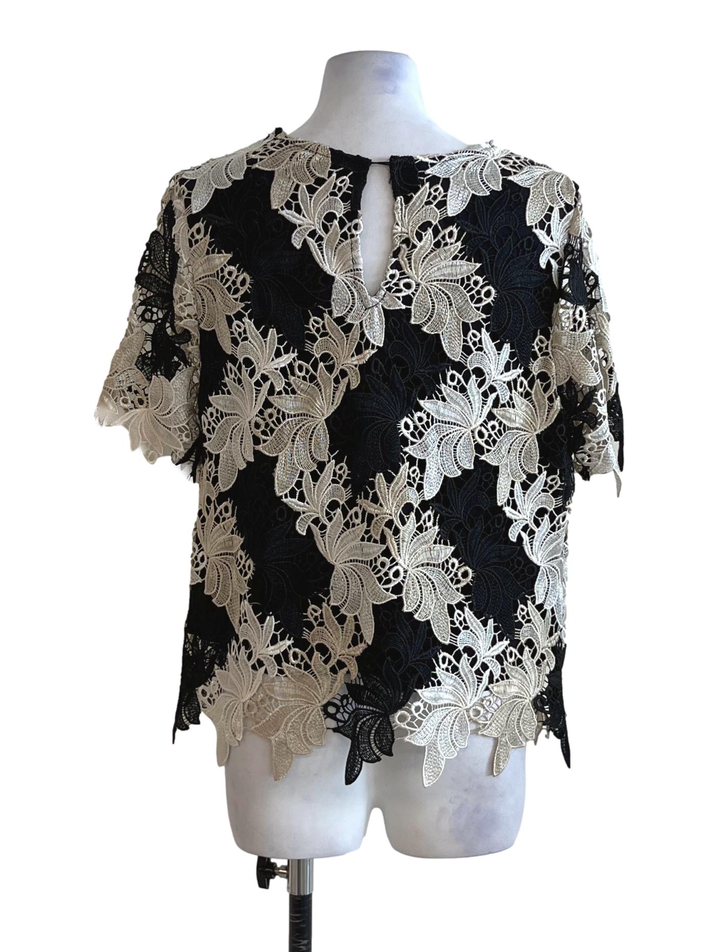 Black Lace Blouse
