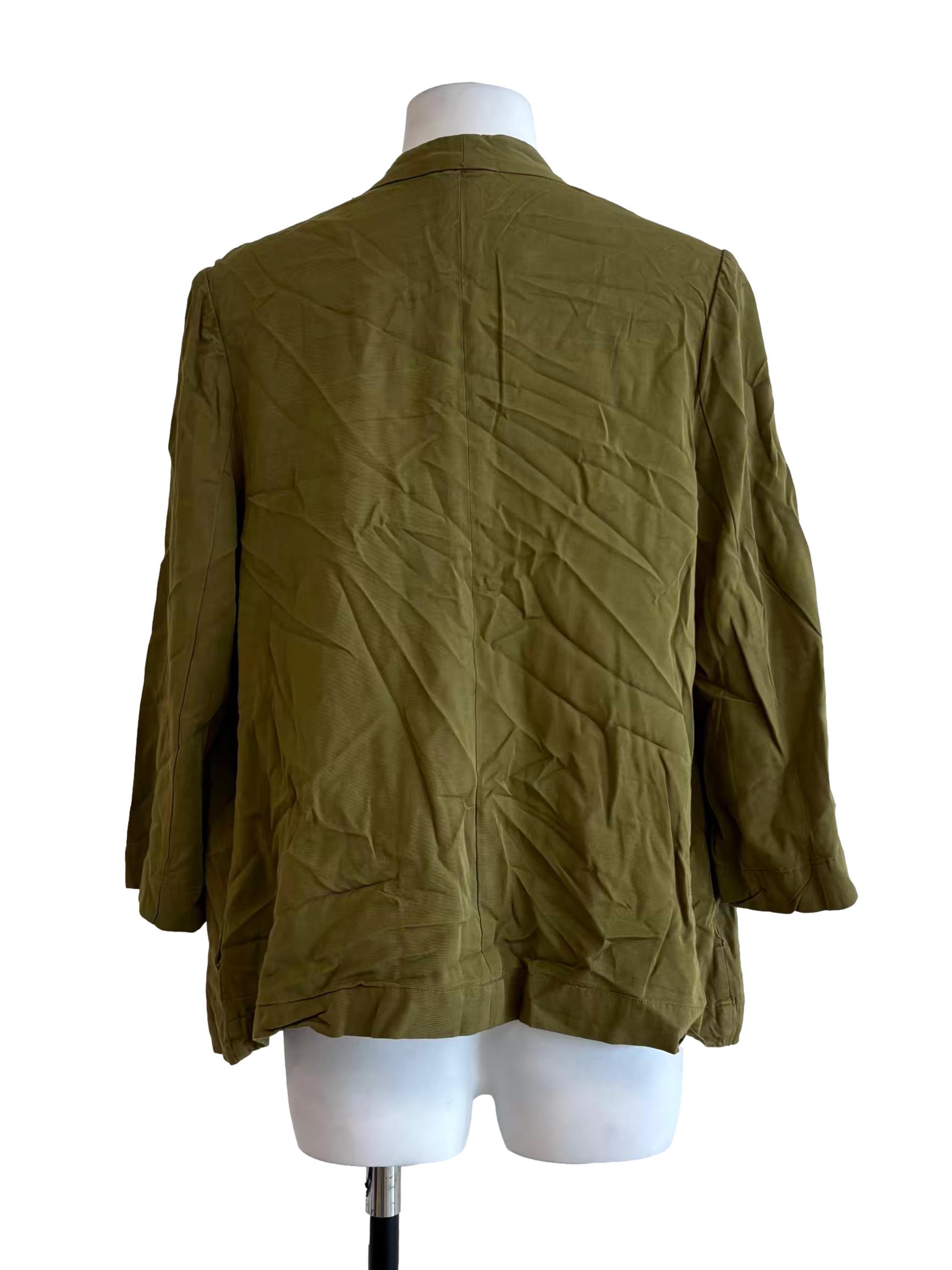 Olive Green Kimono Cardigan