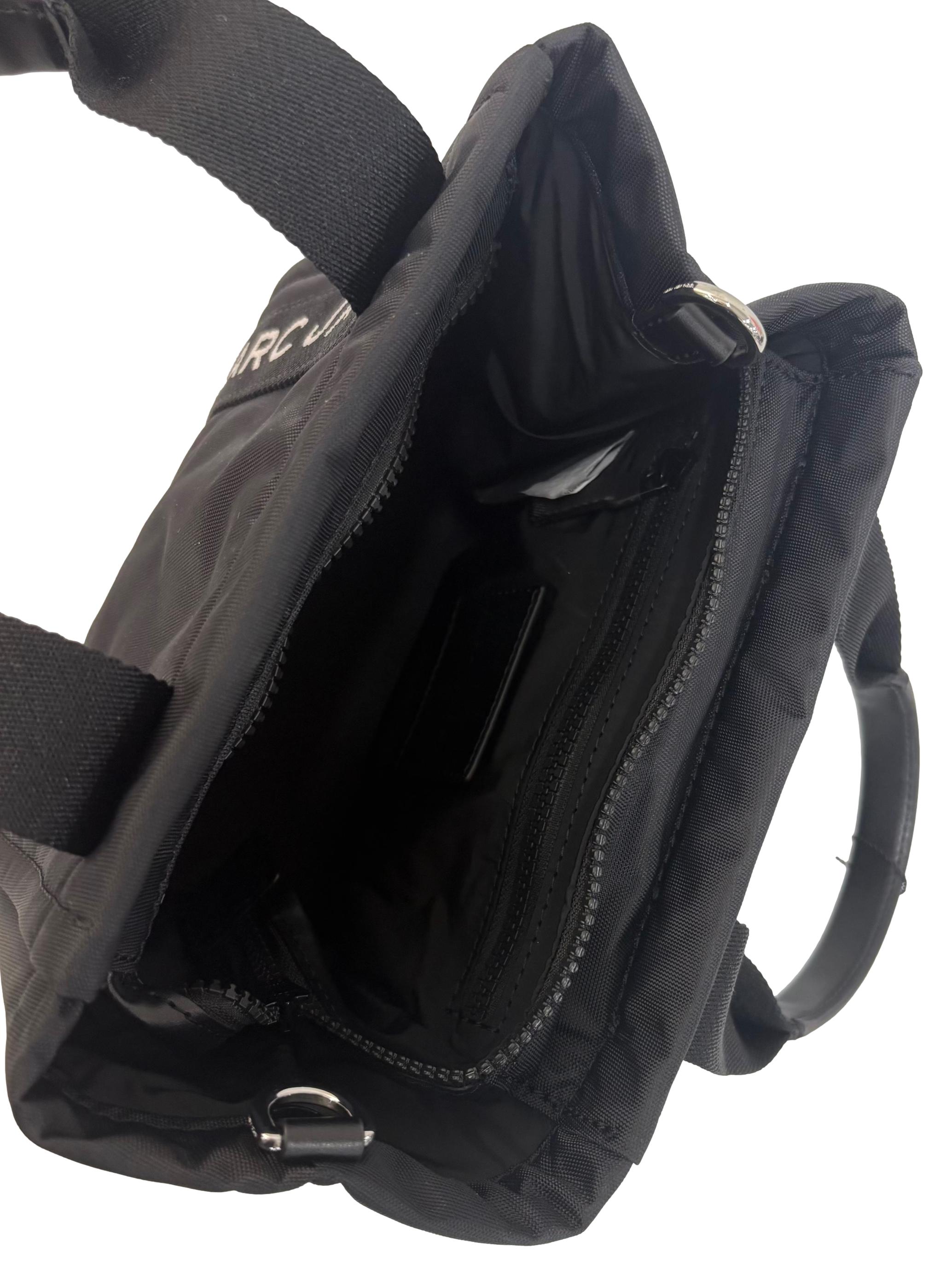 Black Nylon Small Tote Bag CSN